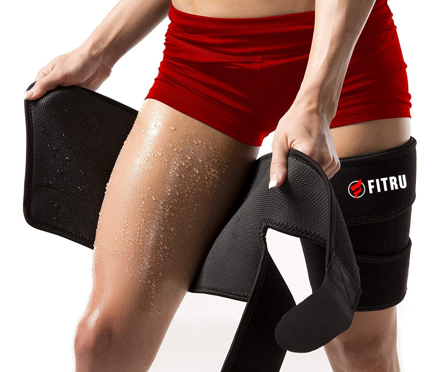 Fitru Premium Thigh Trimmers for Men & Women - Body Wrap Sauna Waist Trainer for Your Legs