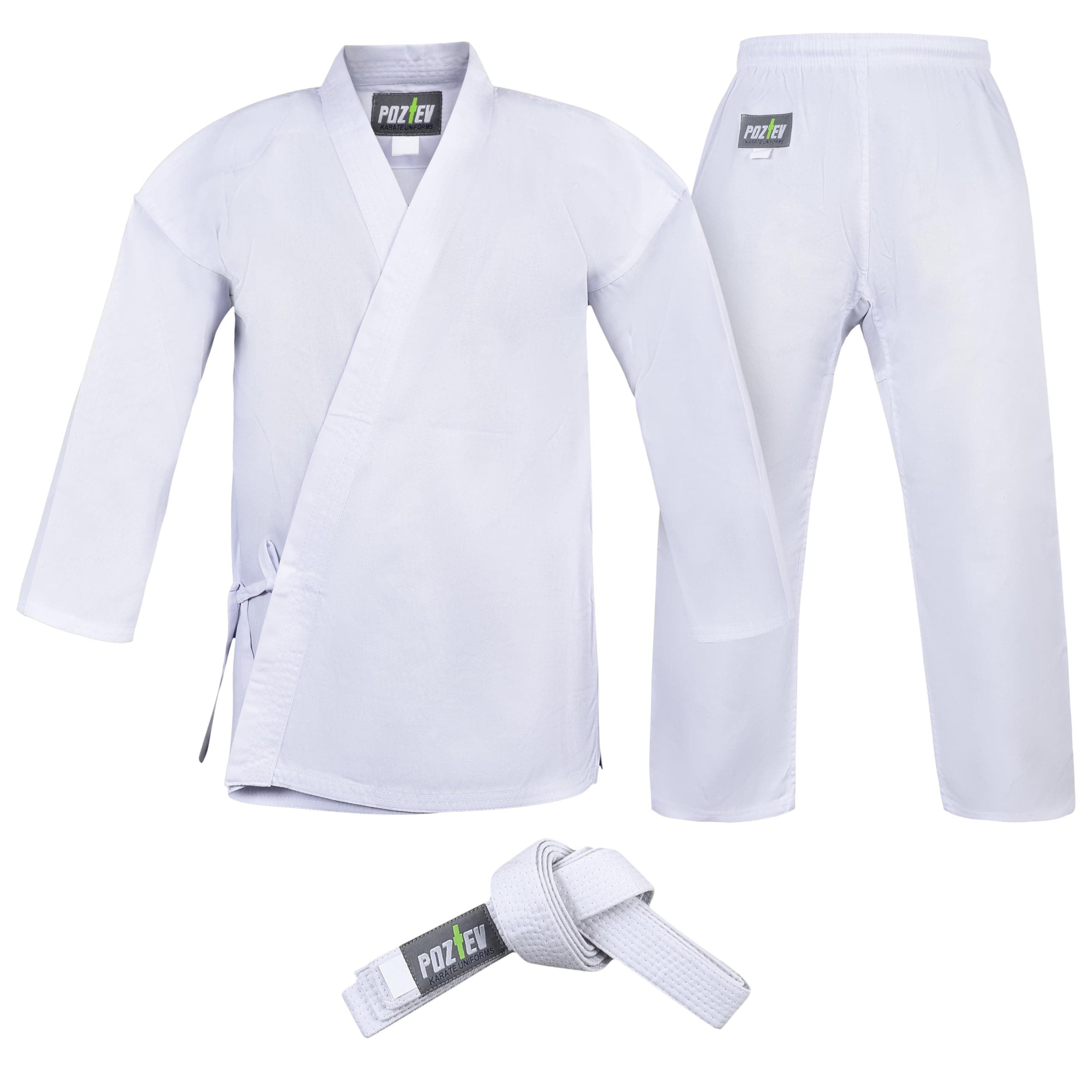 Karate Uniform for Kids & Adults Lightweight Student Gi Pants and Jackets for Martial Arts Uniform With Free Belt