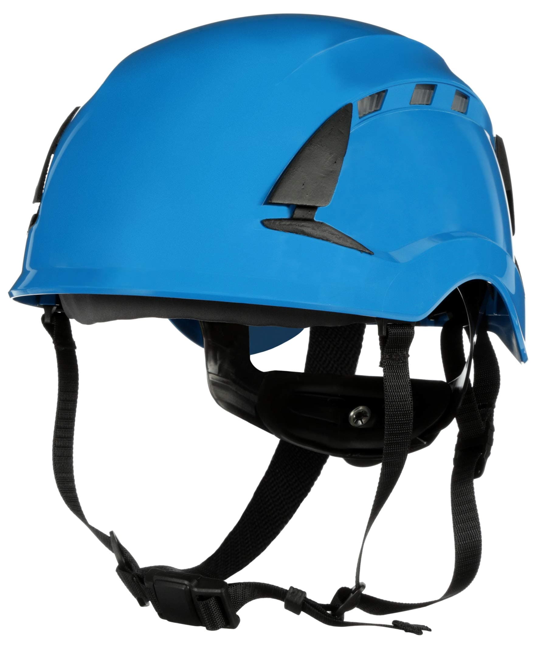 SecureFit Safety Helmet - Climbing Style, Construction, Manufacturing, Forestry, Utilities, Work at Height, X5003V-ANSI, Vented, Blue
