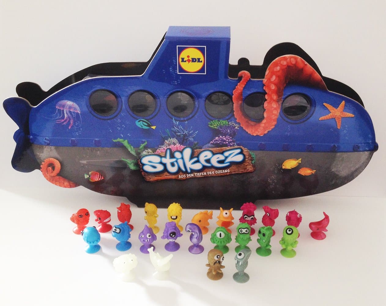 Lidl Stikeez Scrapbook: Boat Craft Kit 2015 Complete Set, 1 Set, All Seasons, Unisex