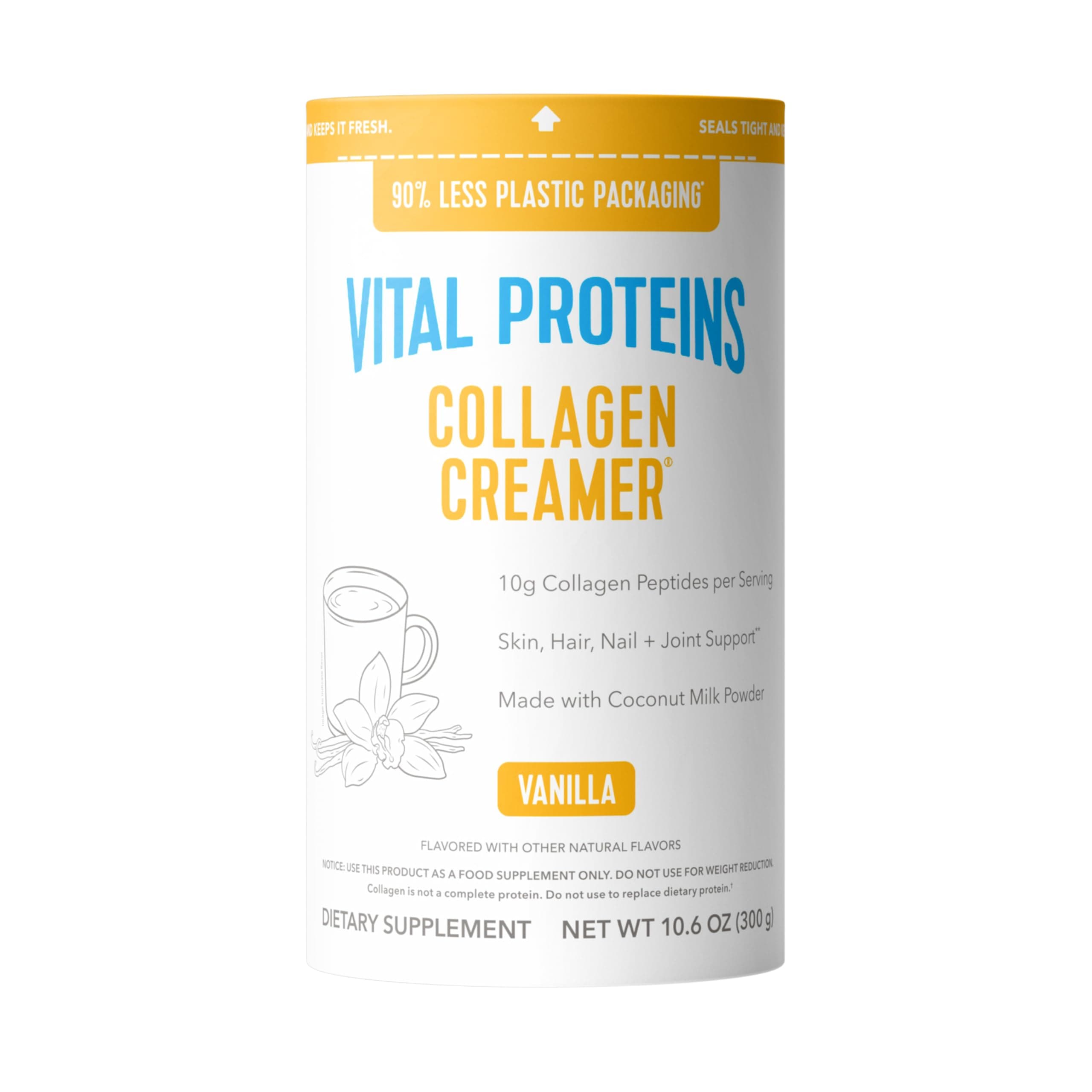 プロテイン Vital Proteins Collagen Creamer 10.3 oz 293 g バニラ