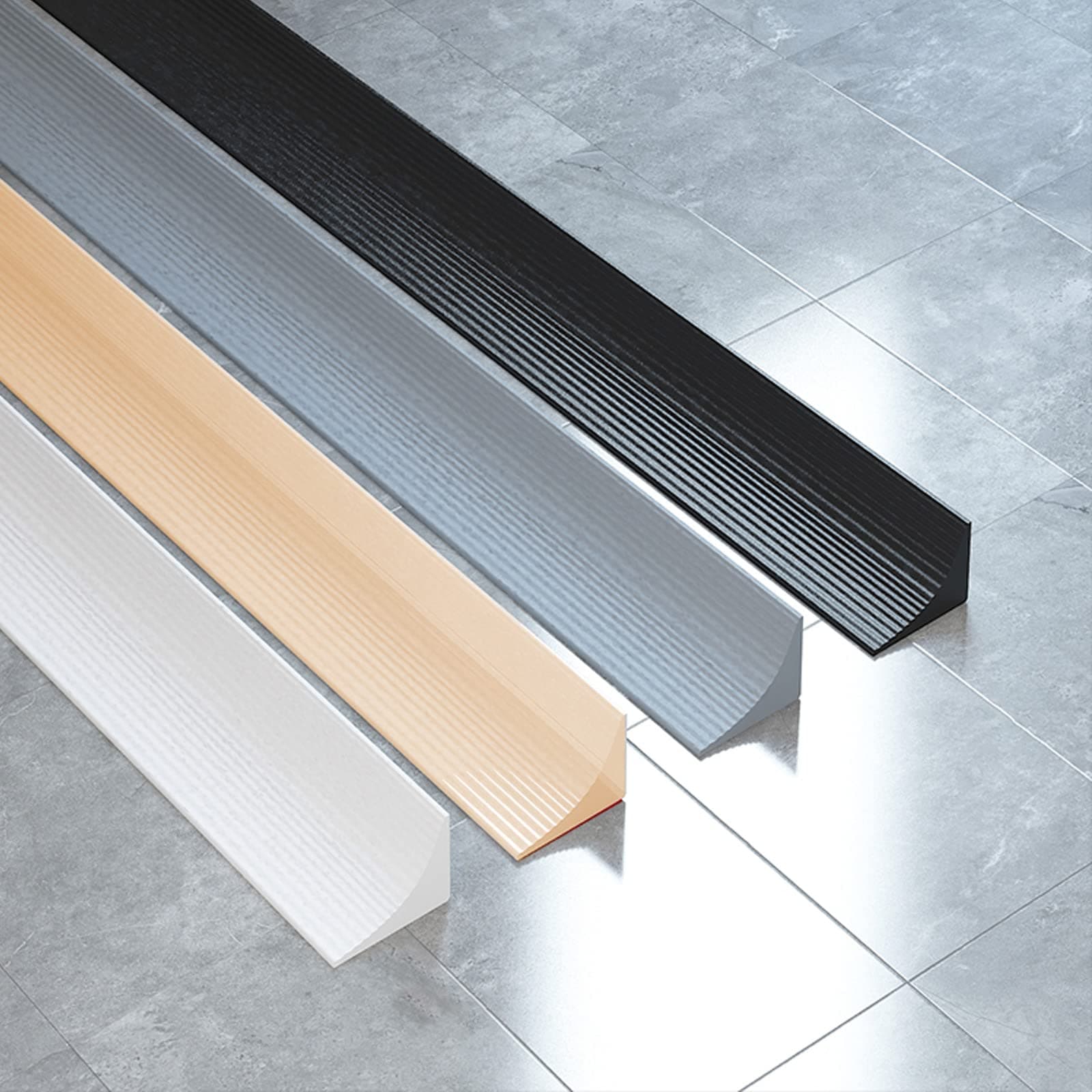 Shower Threshold Water Barrier,Shower Tray Sealing Strip,Wet Room Floor Barrier,Sink Bathtub Countertop Water Retaining Strip,Water Stopper Strip,Bathroom Kitchen Floor Water Dam,Shower Screen Seal