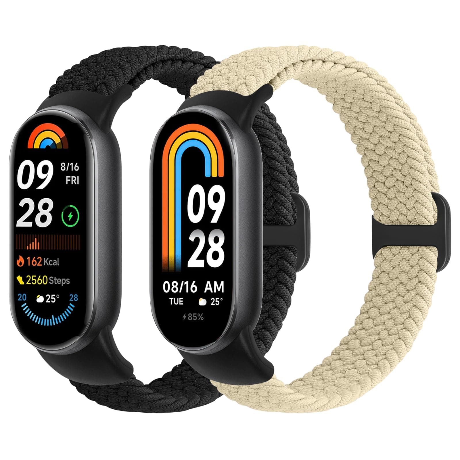 Braided Bands Compatible with Xiaomi Smart Band 10 9 8 Straps for Women Men