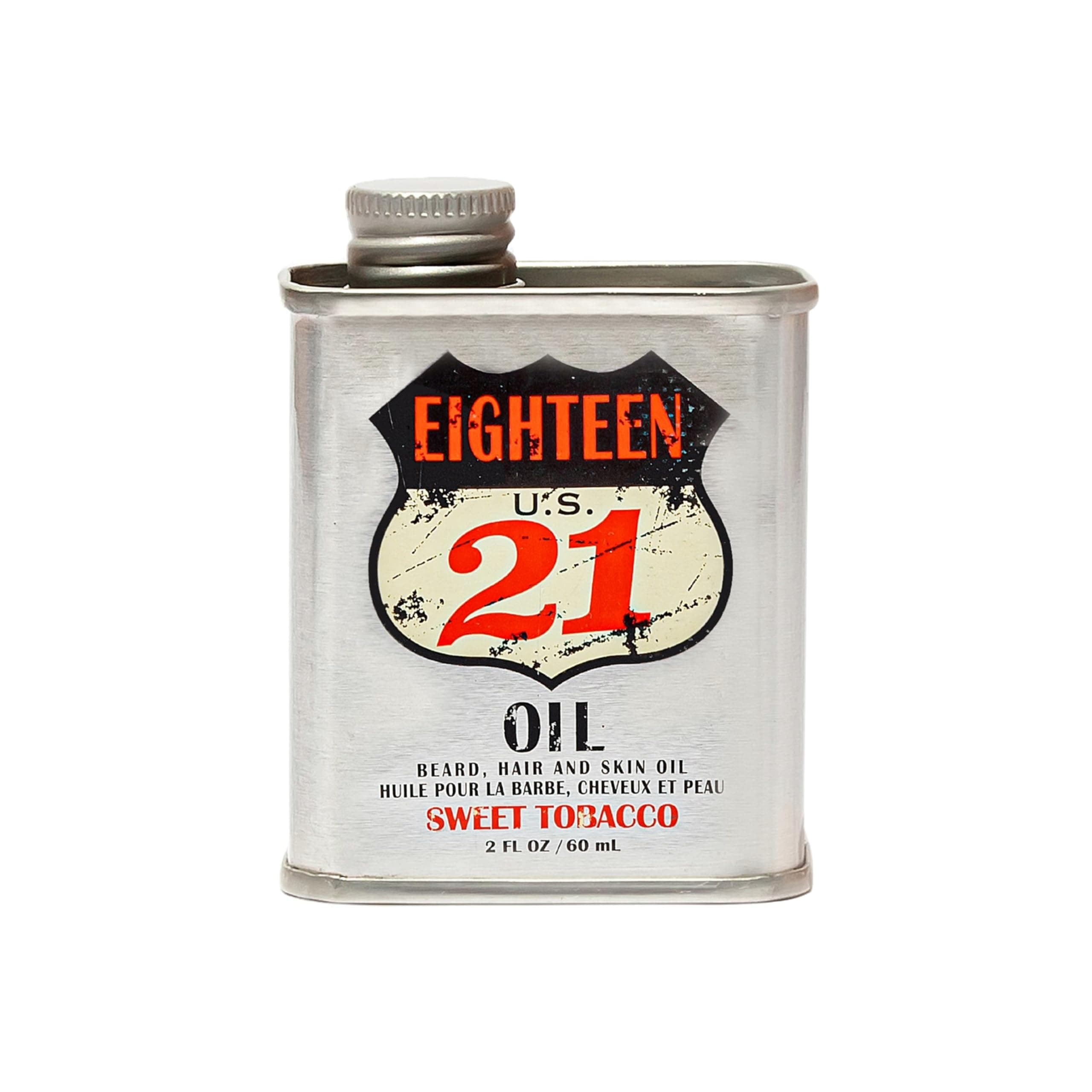 - 18.21 Man Made Hair, Skin & Beard Oil for Men, 4 Scents - Non-Greasy, Conditioning Balm with Castor Seed, Jojoba, and Argan Oils - Premium Tattoo and Mustache Care Products