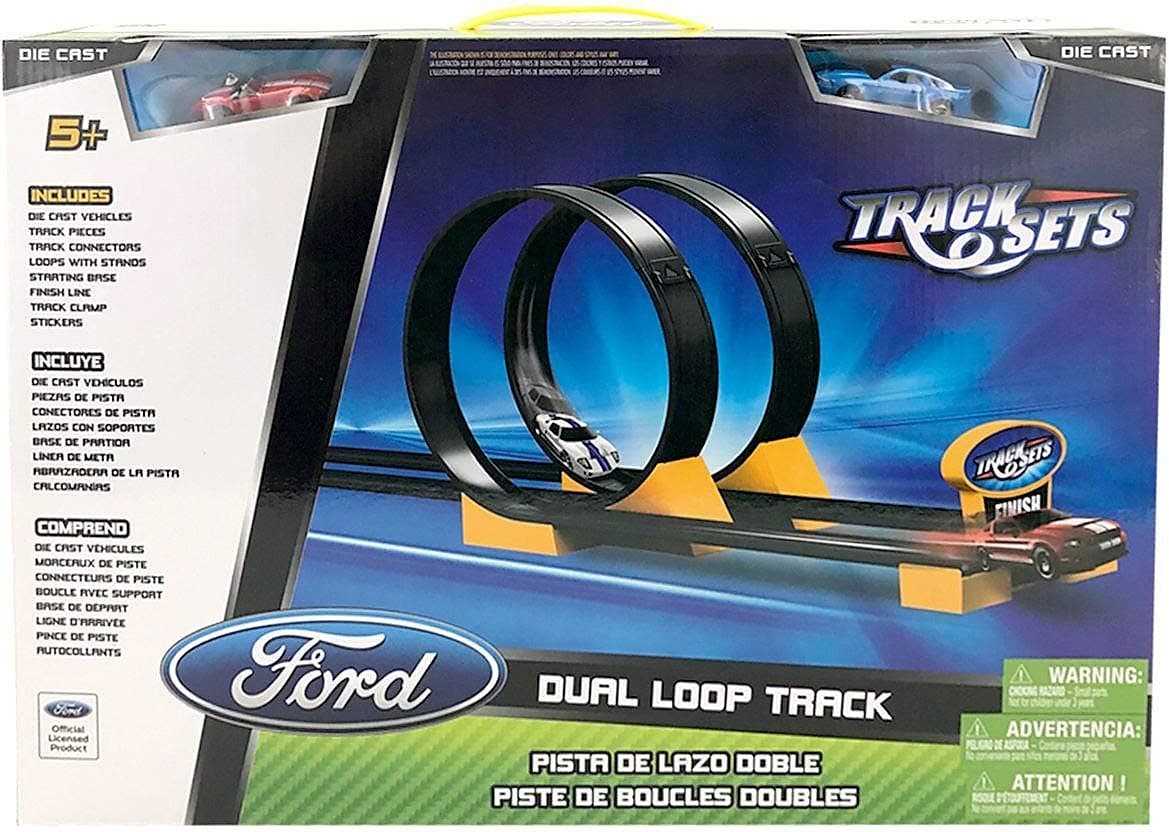 JAMN Products DBL Loop Track Set with 2 Die Cast Cars