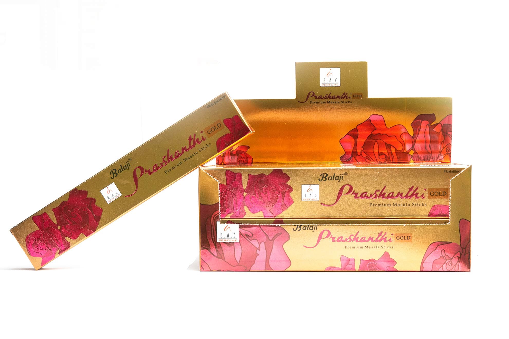 Prashanthi Premium Masala Incense Sticks - Handrolled Agarbathi, Made in India, 15gms x Pack of 12