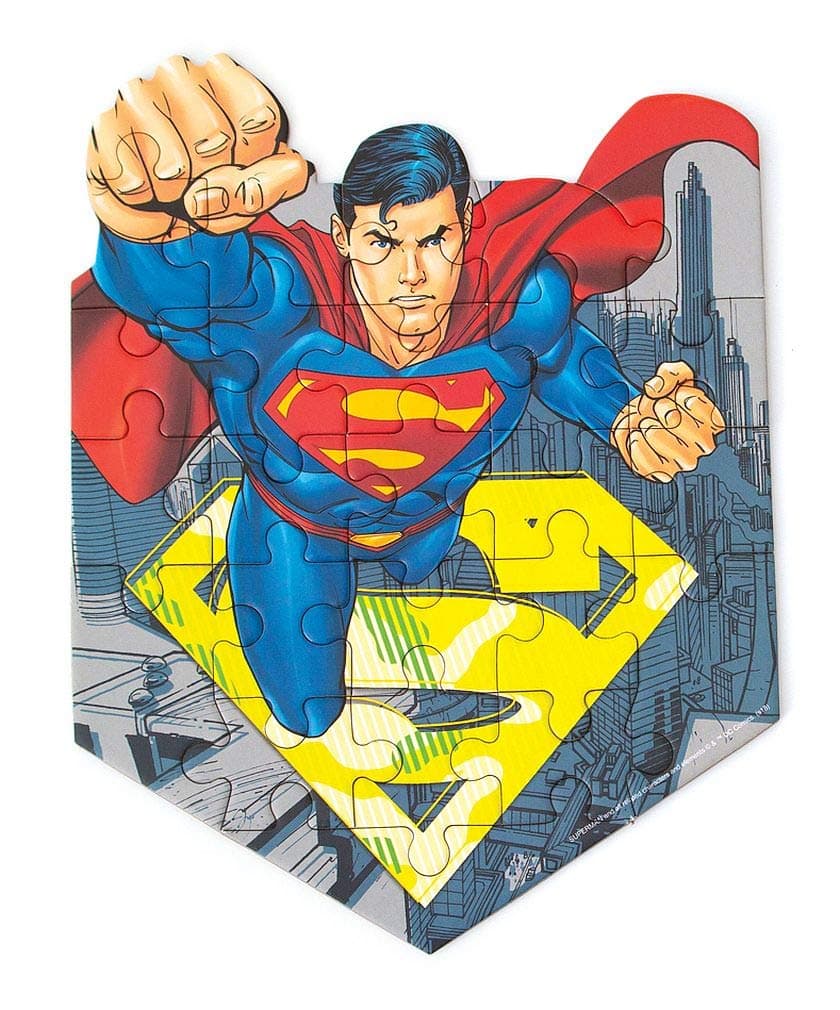 Playhouse DC Comics Superman 24-piece Die-Cut Shaped Mini Puzzle for Kids