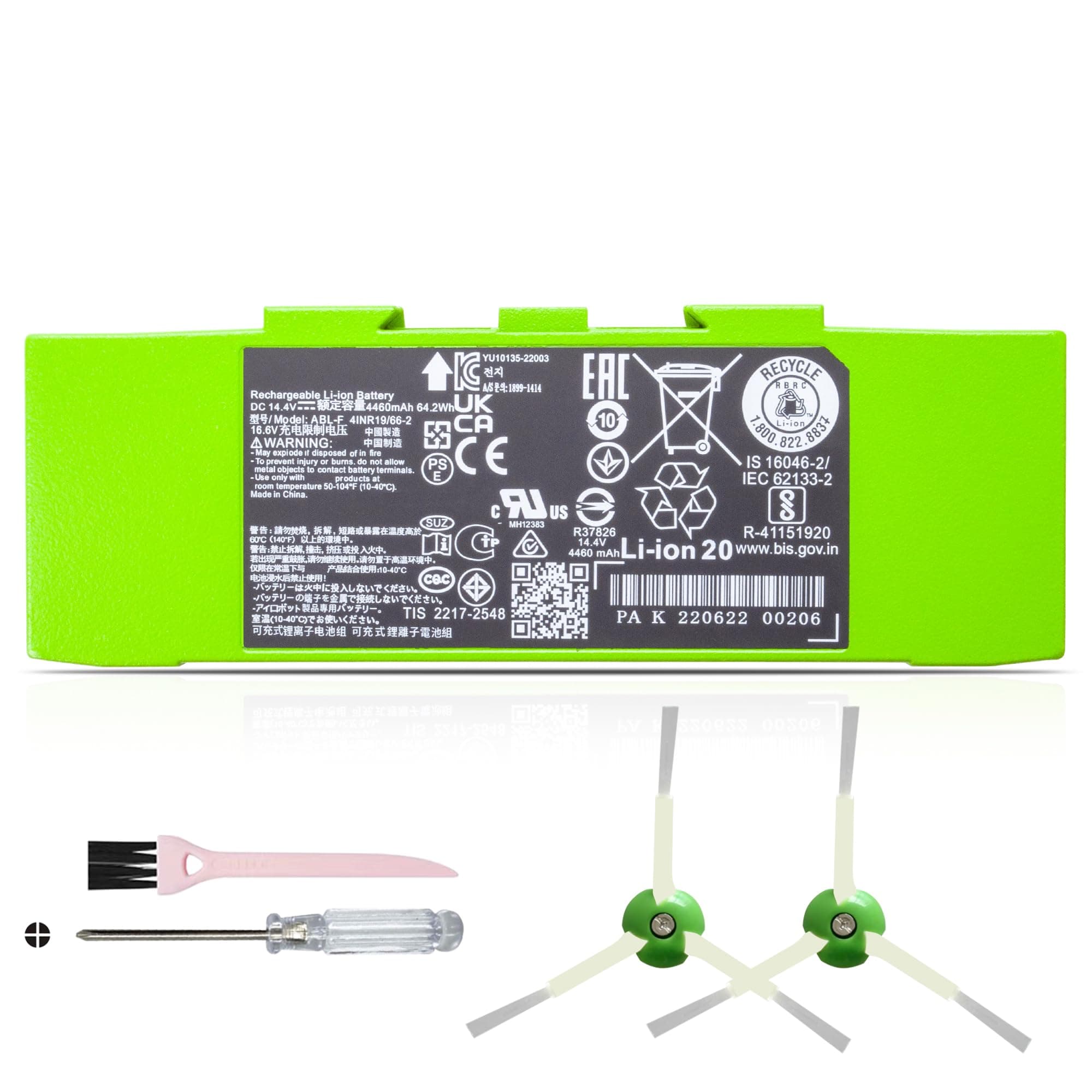 ABL-F 64.2Wh Robot battery for iRobot Roomba i8 i8+ i7 i7+ 7150 7156 7158 755...