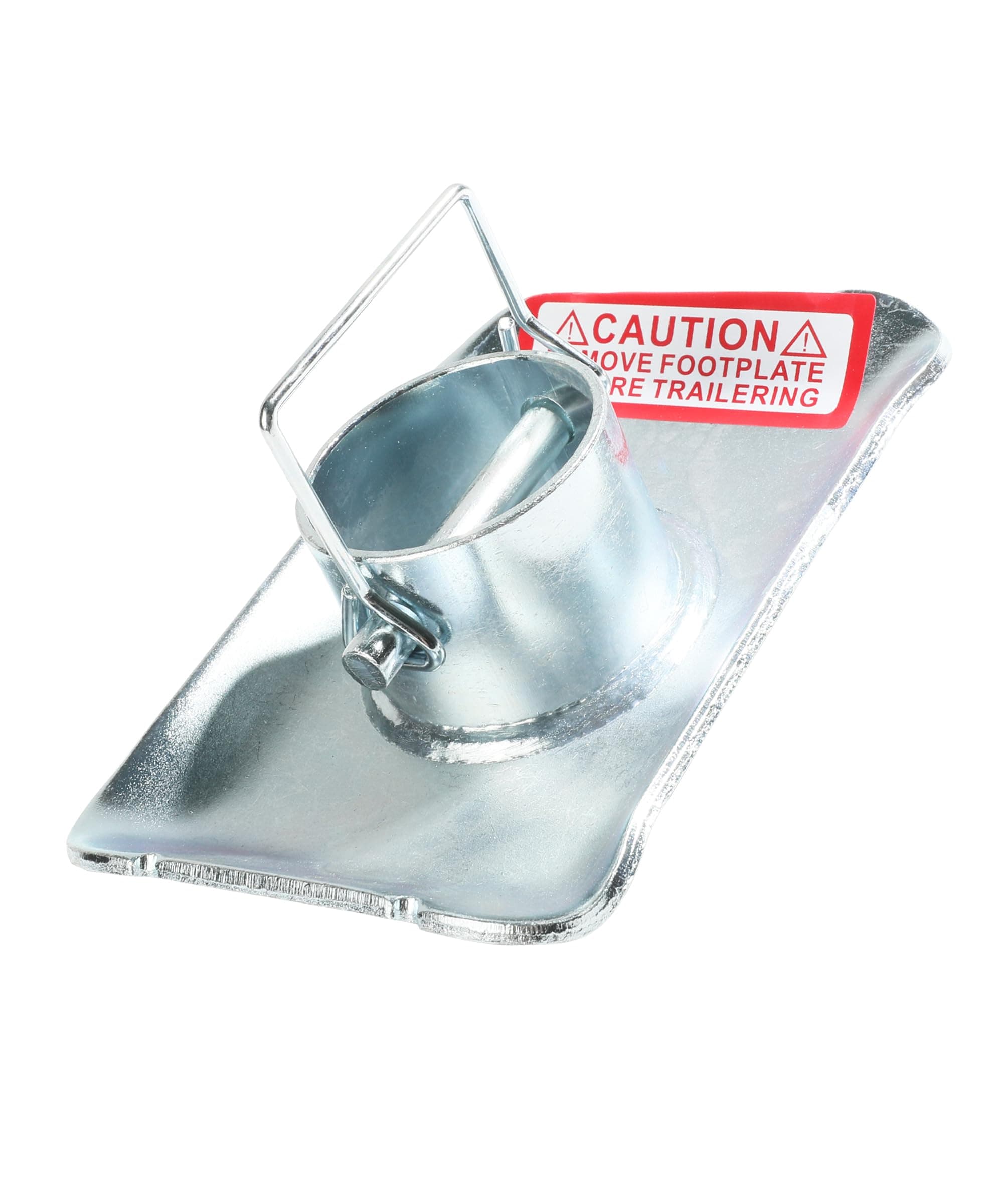 Trailer Jack Foot,Trailer Jack Foot Plate,Car Accessories Trailer Jack Foot Plate with Pin Base,Removable Trailer Foot Plate,Suitable for A-Frame Boat,Boat Hitch Camper,Horse Trailer, RV
