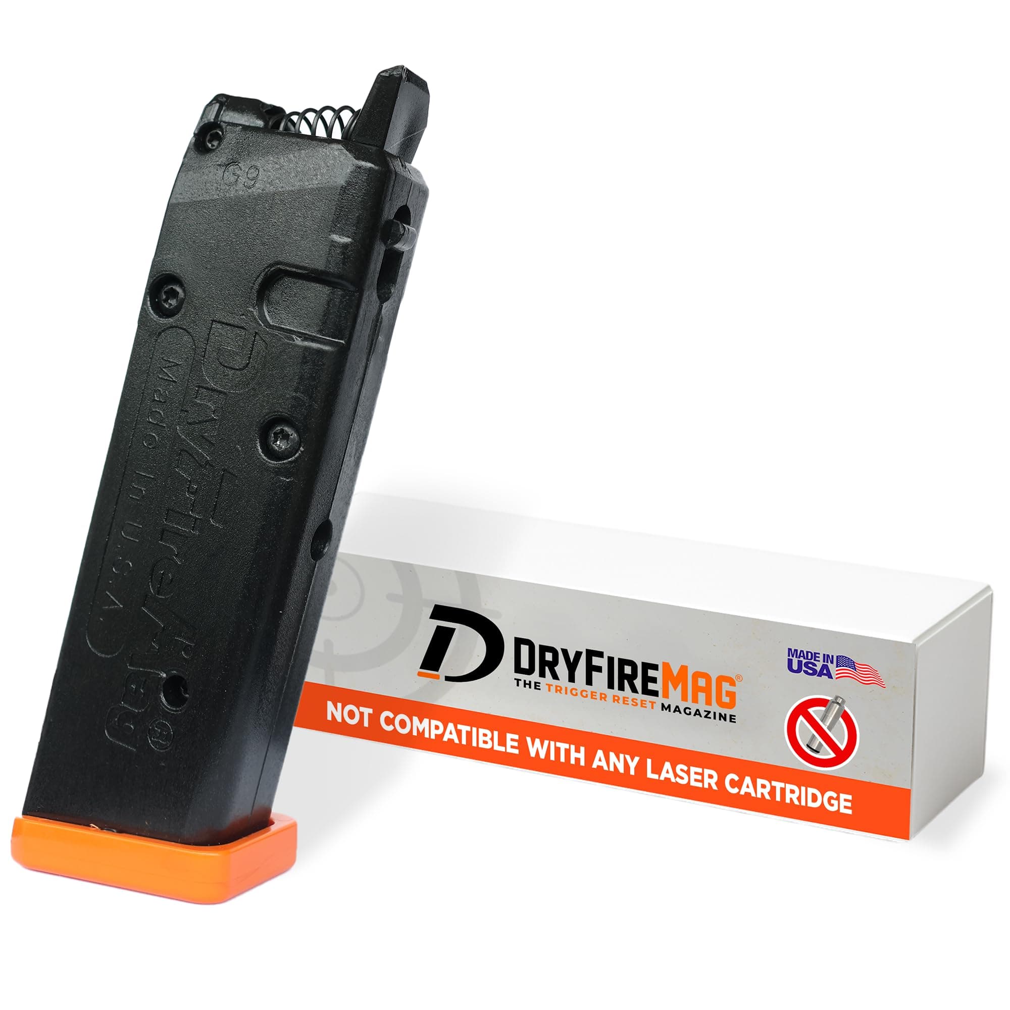 DRYFIREMAG Dry Fire Training Compatible with G17, 19, 22, 23, 26, 27, 31, 32, 33, 34, 35, 37, 38, 39, 44, 45, 47, 49 | Not Compatible with Laser Cartridges, 10/45 or Aftermarket Parts