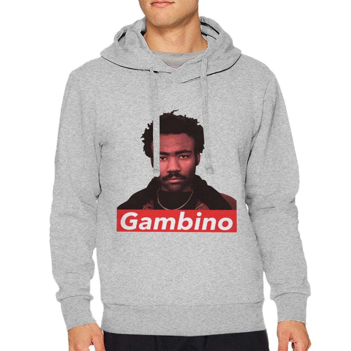 BridgetEshbaugh Childish Gambino Hoodies Sweater for Men Fashion Long Sleeve Tops Casual Sweatshirt Drawstring Pullover Shirt