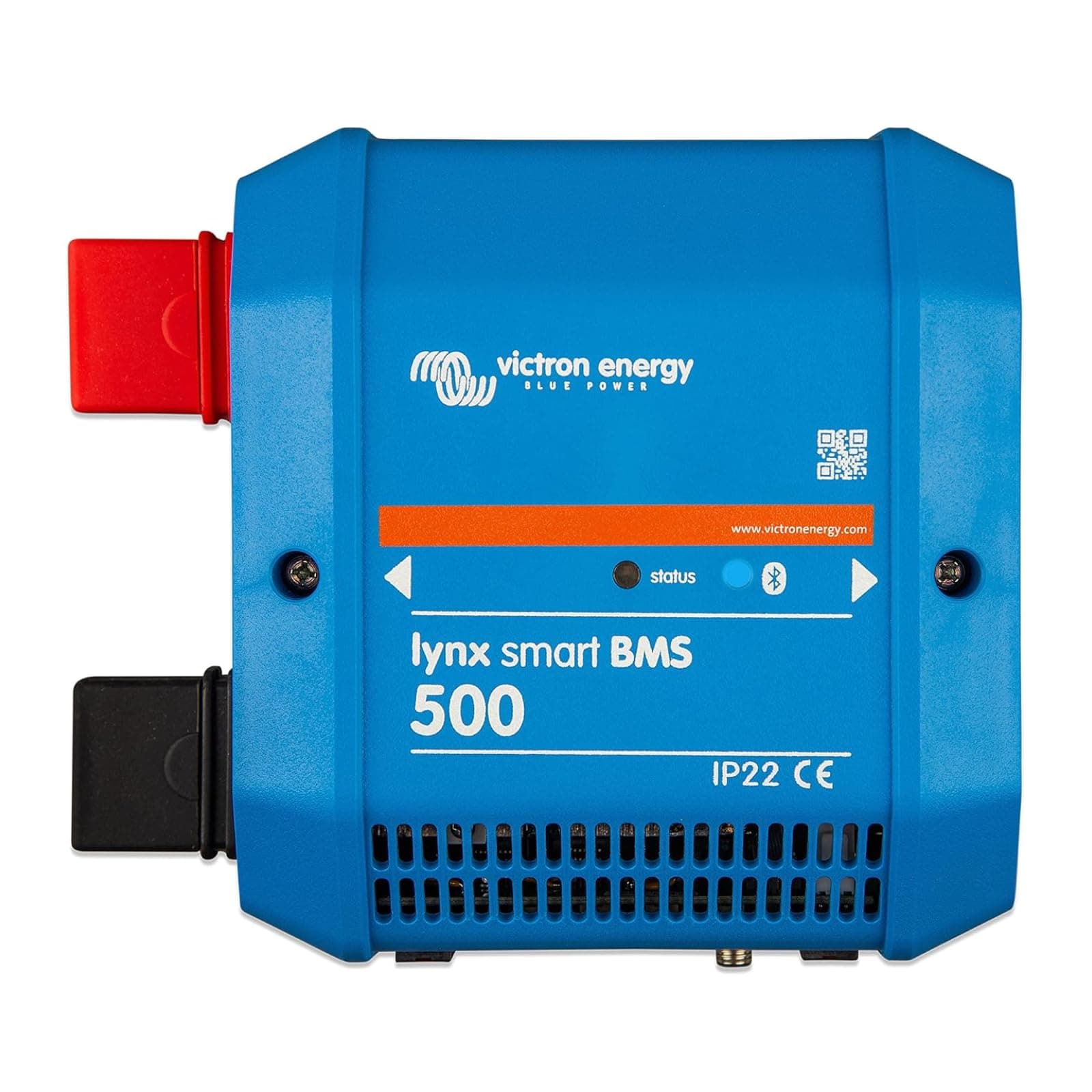 Lynx Smart BMS 500 M8 – Battery Management System for Smart Lithium Batteries, Bluetooth Monitoring, 500A Shunt, Pre-Charge, Contactor, Blue