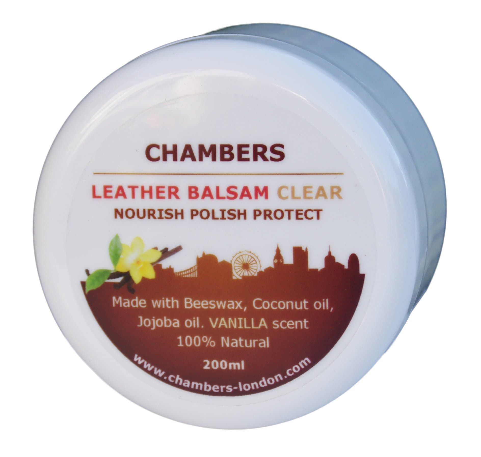 Chambers Leather Balsam Conditioner 200ml (Vanilla Notes)
