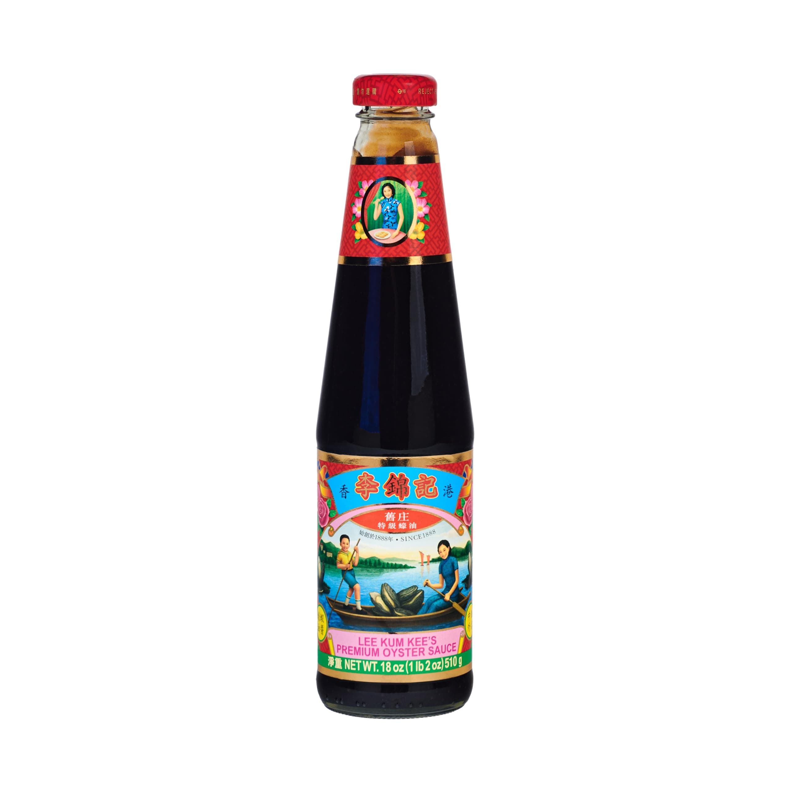 Lee Kum Kee Premium Oyster Flavored Sauce (18 oz - 1 Pack), Rich & Savory, All-Purpose Seasoning, Perfect for Marinades, Stock, Gravy, Stews, and Stir-Fry