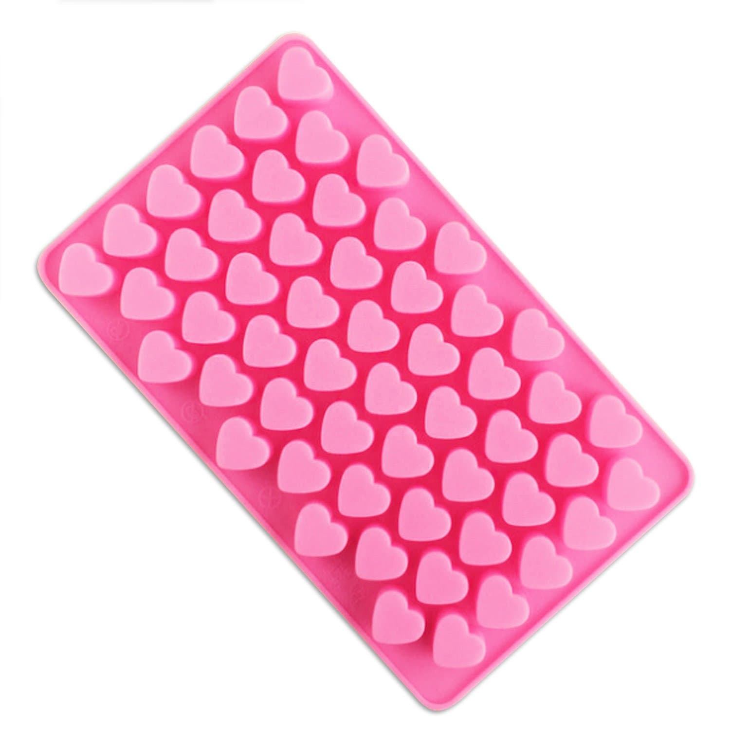 Autumn Love 18.5x11x1.2cm Heart-shaped Silicone Mold for Mold Chocolate Cake Jelly Candy Ice Cube etc