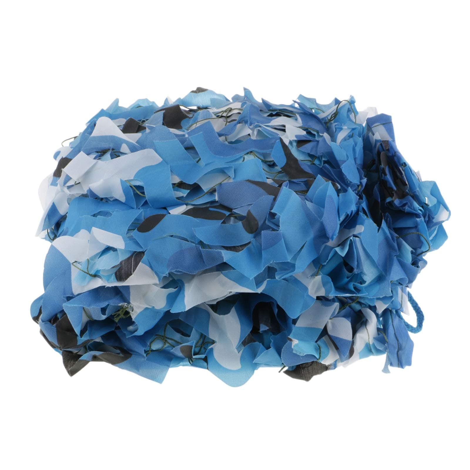 Camping Privacy Tent,ghillie Suit For Men Camo Netting 20 X 20 Military Camo Leaf Suit Treestand Roof Mesh Netting,for Camo Burlap For Deer Stand Camouflage Tent (Size:2x3m/6.5x9.8ft,Color:ocean)