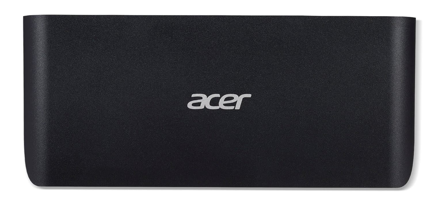 Acer NP.DCK11.01D 135 W USB Type-C Docking Station Adaptor with EU Power Cord - Black