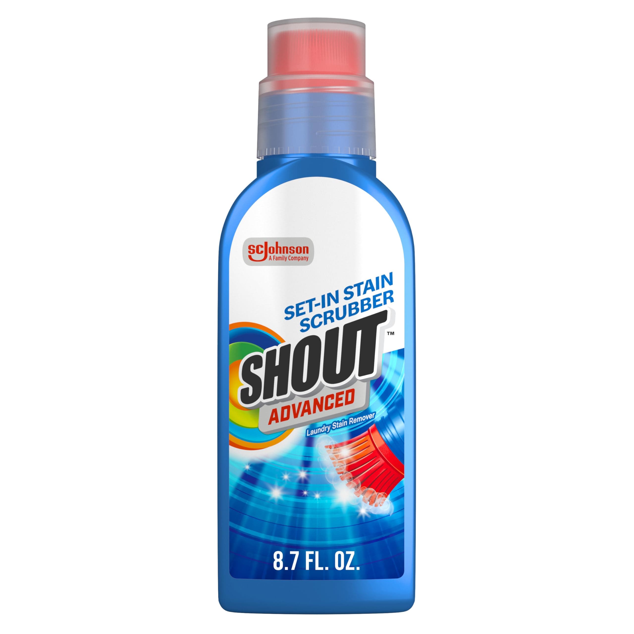 Shout Advanced Ultra Concentrated Gel Set-in Stain Brush Laundry Stain Remover, 8.7 Oz