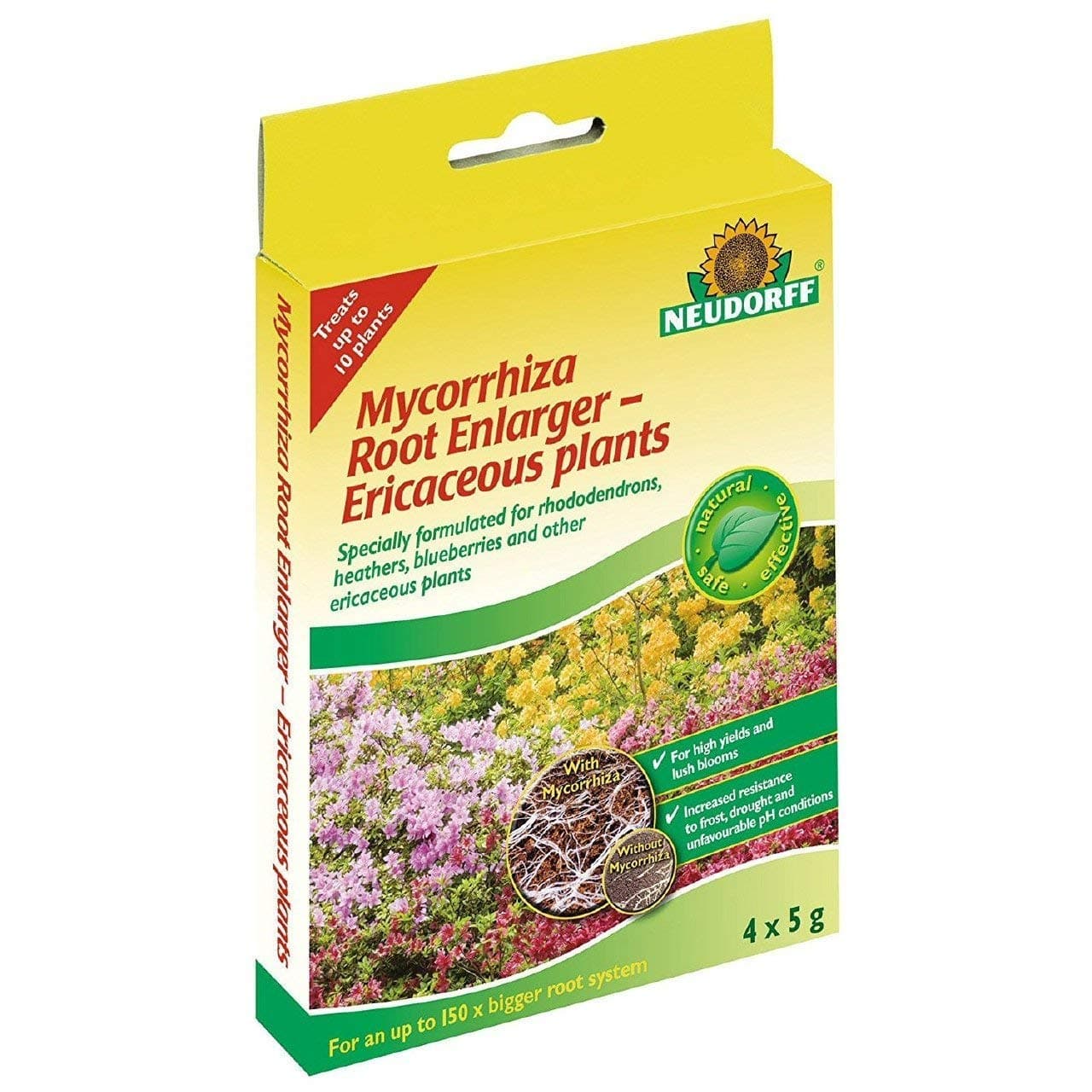Neudorff Mycorrhiza Root Enlarger Ericaceous Plants 4x 5g