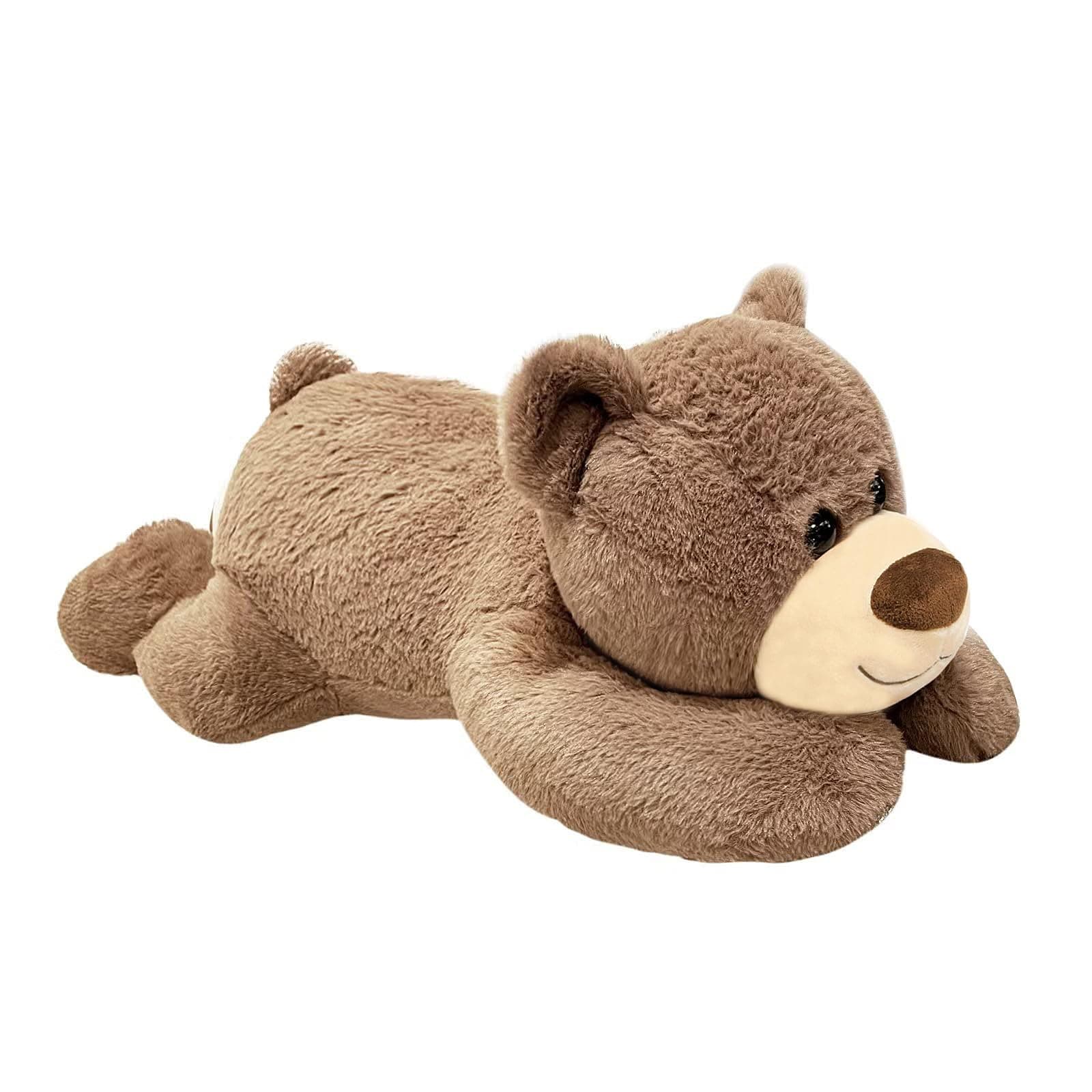 3.5 LB Weighted Stuffed Animals Bear, 24 Inch Weighted Plush Animals Throw Pillow, Cute Kawaii Plush Toys Gifts for Kids Adults Teens Birthday Christmas