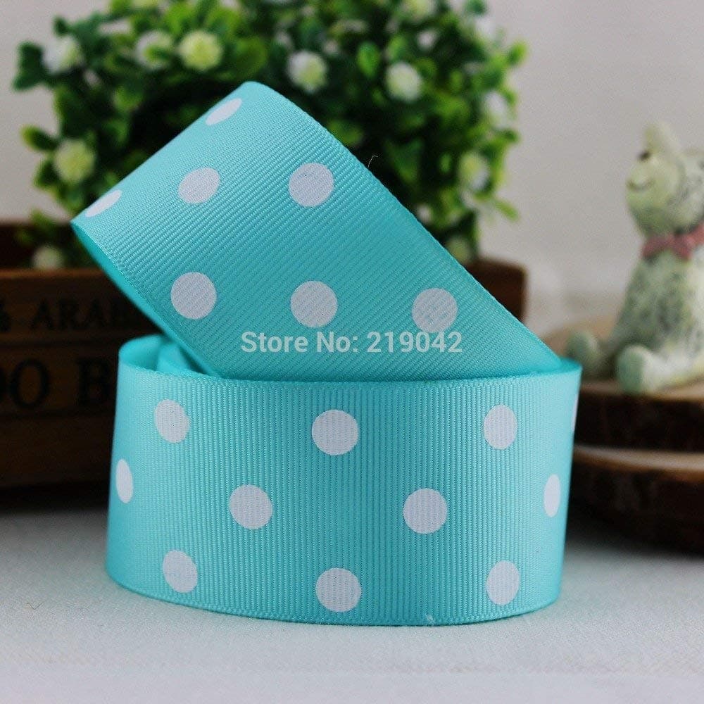 KTM Healthcare® 141218, 38mm 10 yardas con lunares blancos Impresa Cinta, envoltura de Regalos, decoraciones de la boda, materiales hechos a Mano bricolaje