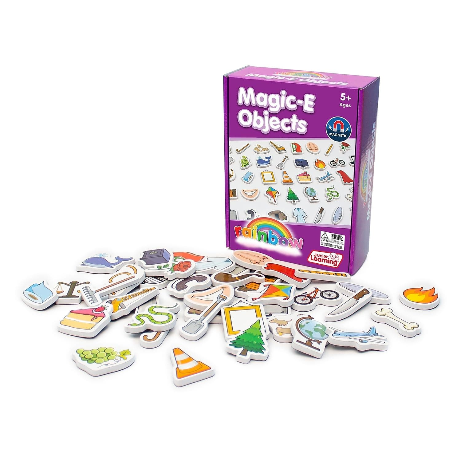 Junior Learning JL651 Magic E Objects Magnetic Resource, Multicolor