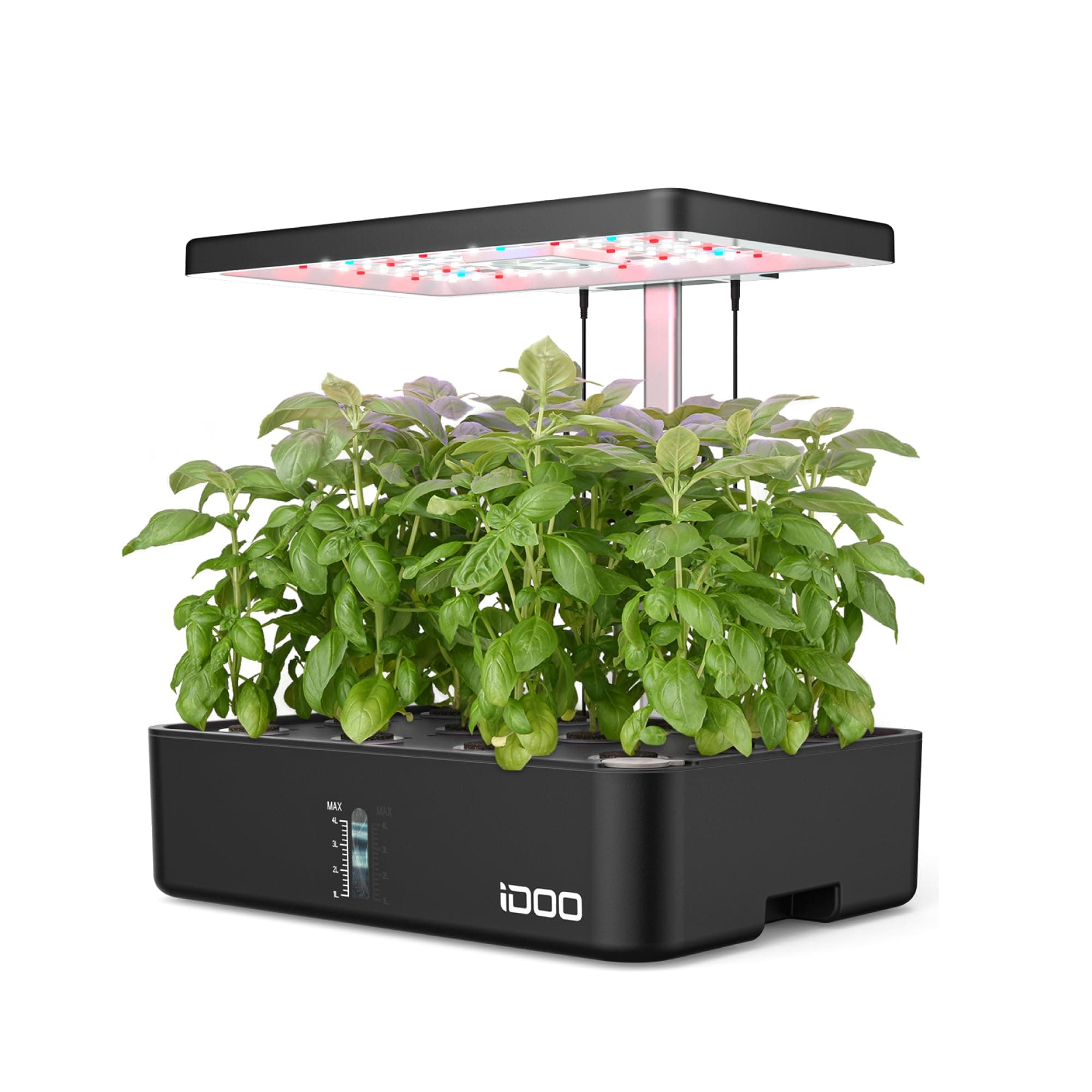 iDOO Hydroponics Kit Hydroponics Set Indoor Plant Growth LED Light Included Hydroponics Cultivation Kit Seedling Kit Growth Stylish Home Gardening Vegetable Cultivation Set Seedling Kit Automatic