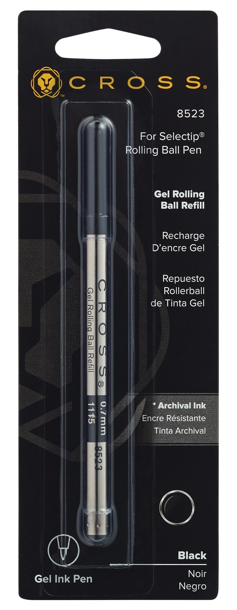 Cross - Roller Refill Medium Point, BLACK
