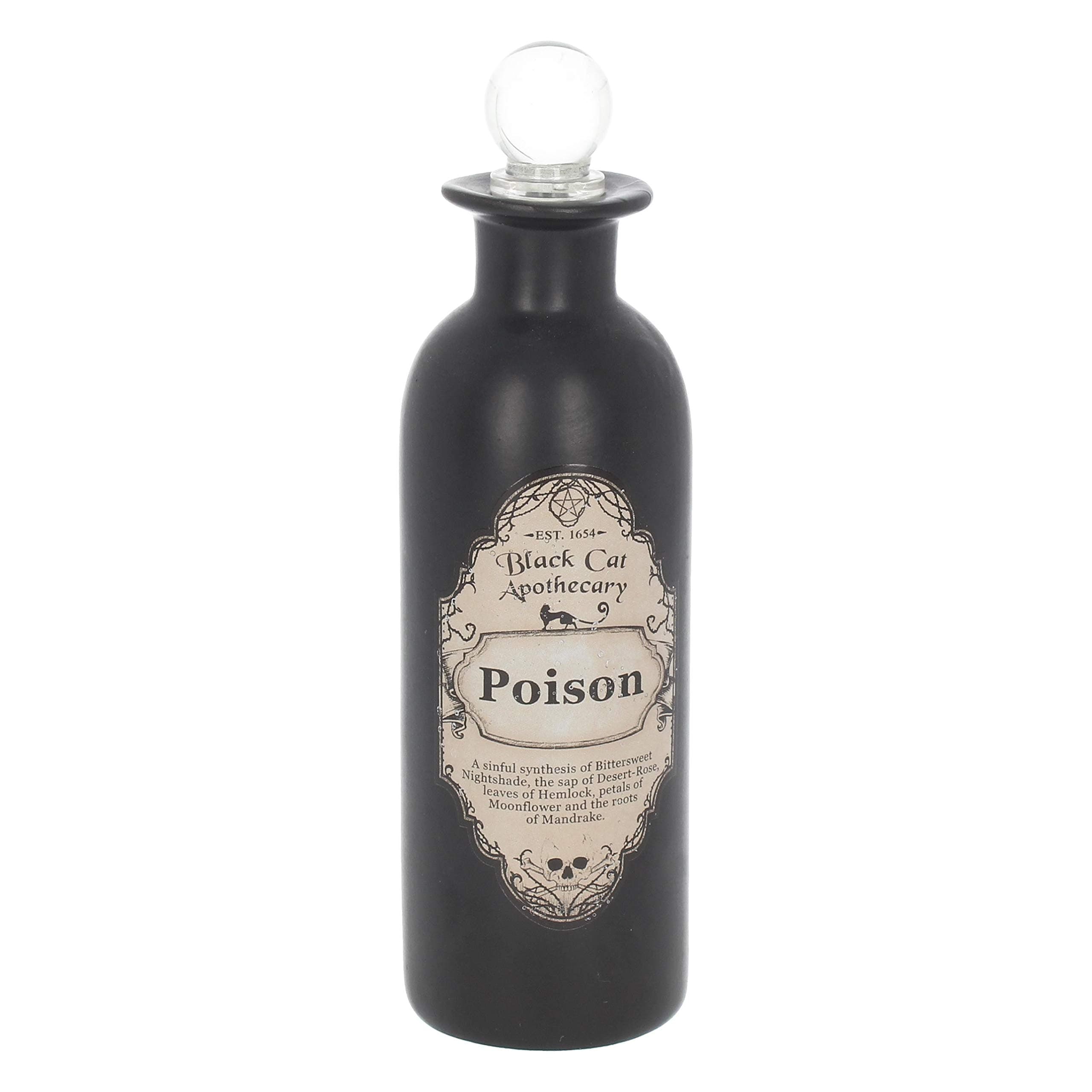 – Poison Potion Bottle 20cm Black