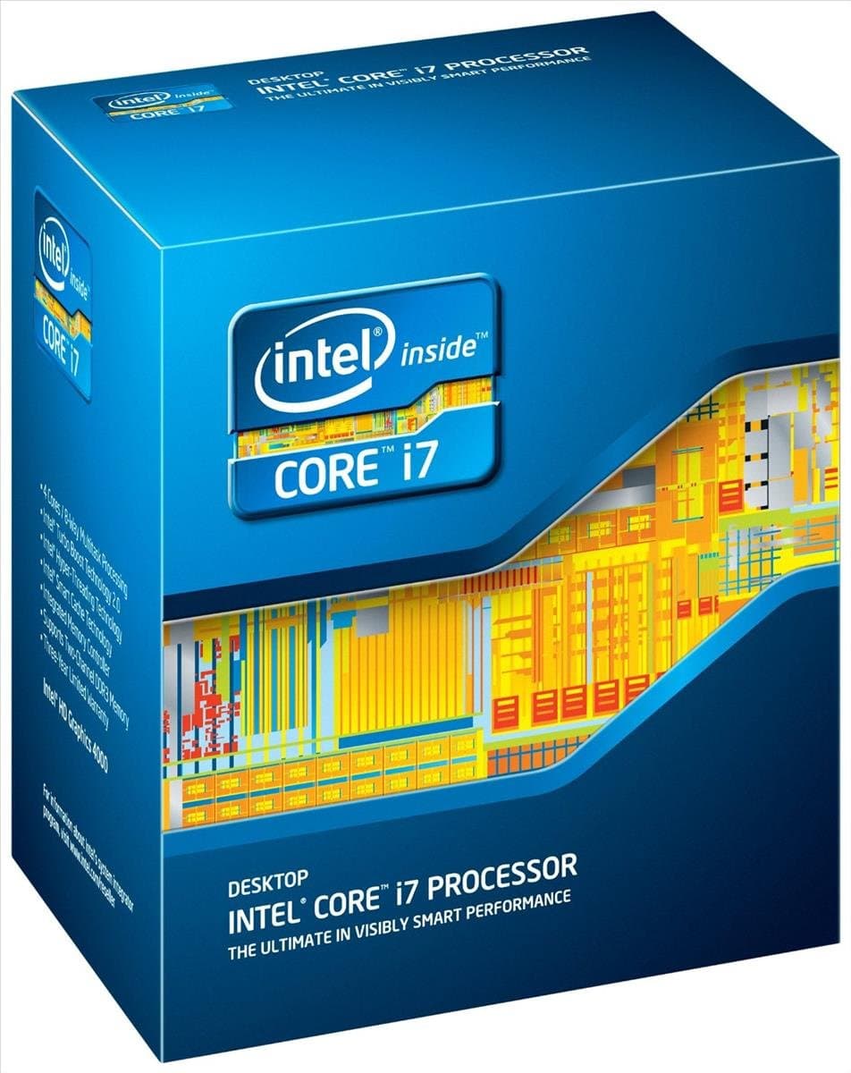 Intel Core i7 4930K Extreme Hex Core CPU Retail (Socket 2011, 3.40GHz, 12MB, 130W, Hyper-Threading Technology, Virtualisation for Directed I/O)