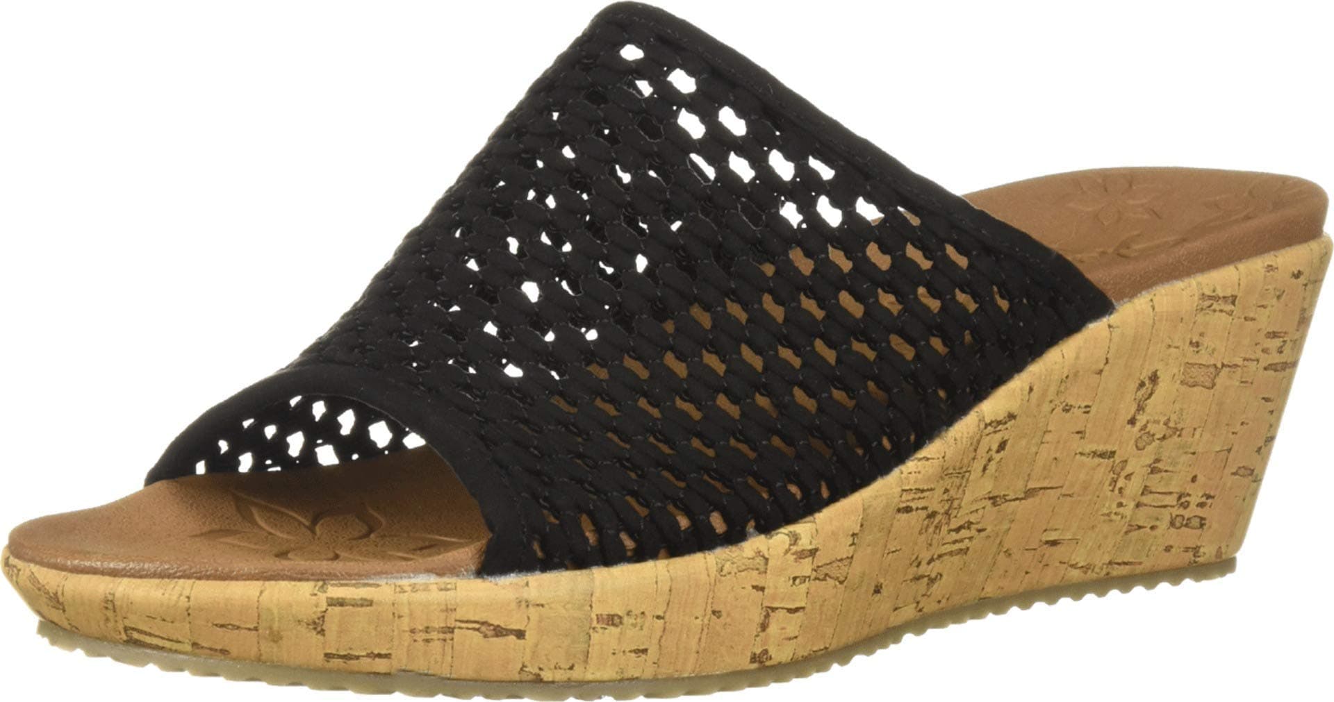 Skechers Women's Beverlee-Golden Sky Open Toe Sandals