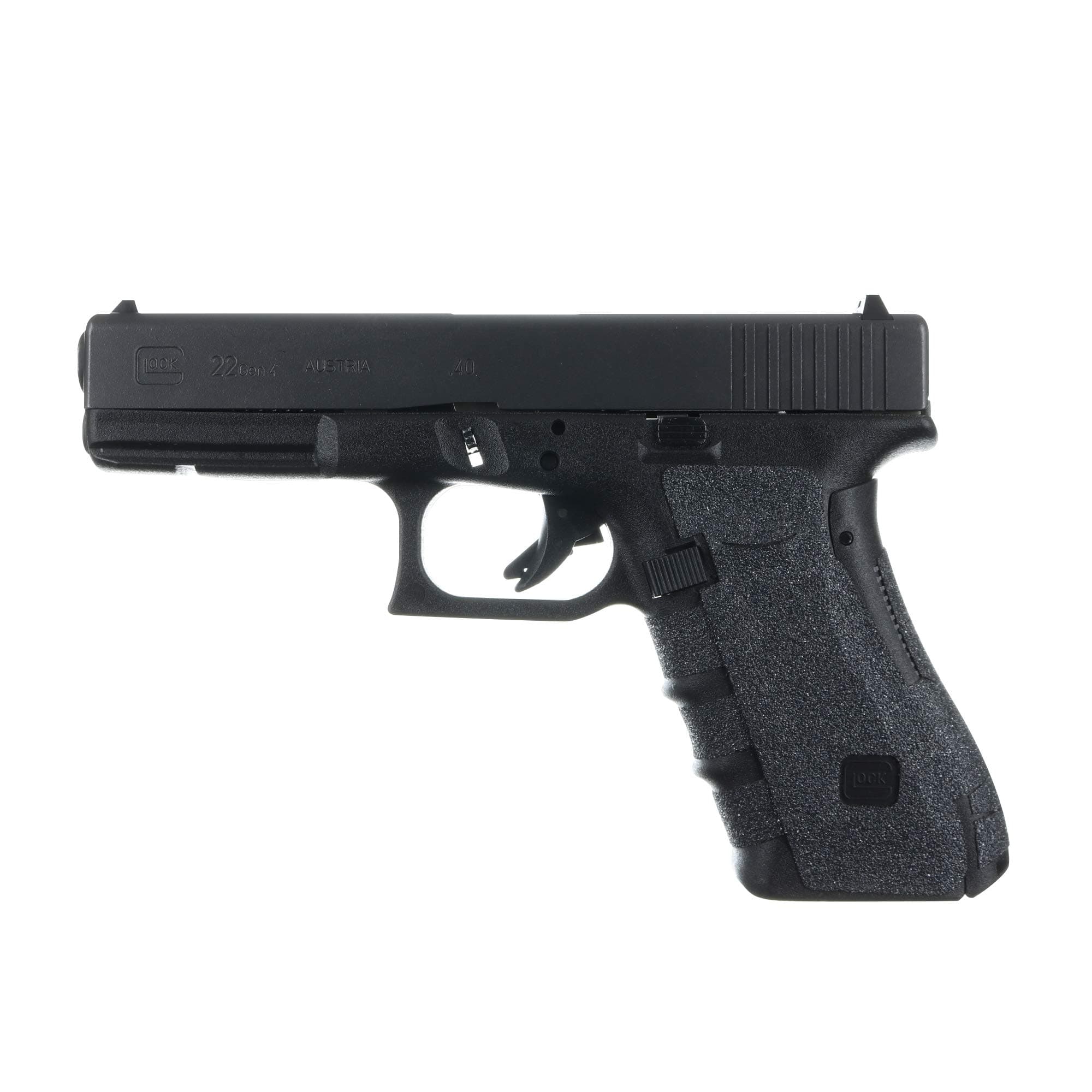 Adhesive Grip Compatible with Glock 17, 22, 24, 31, 34, 35, 37 - Made in The USA (Gen 1,2,3 Granulate Black)