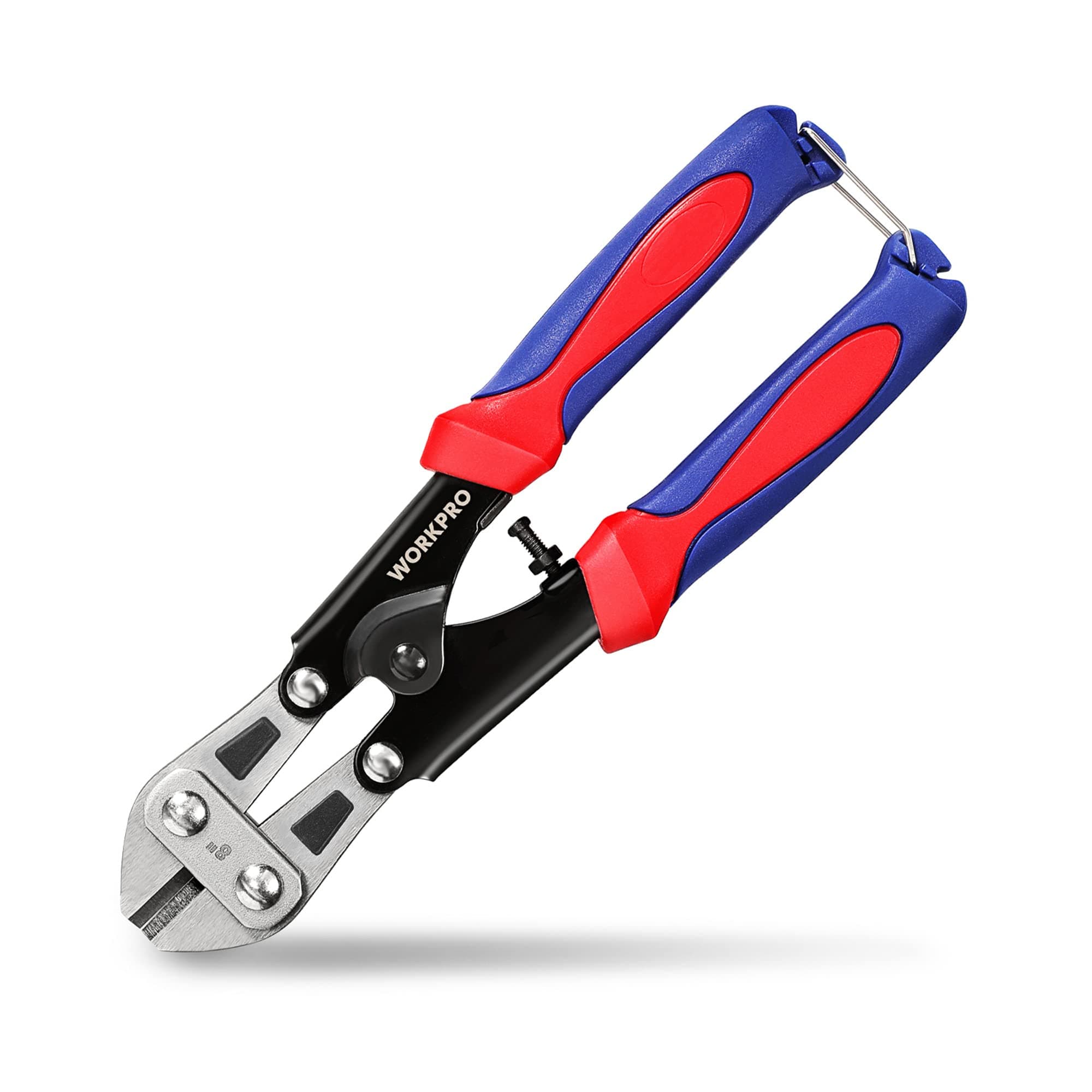Mini Bolt Cutter 8 Inch / 200 mm, Cr-V Steel Heavy Duty Wire Cable Cutter, Spring Snips Clippers with Soft Anti-Slip Handle