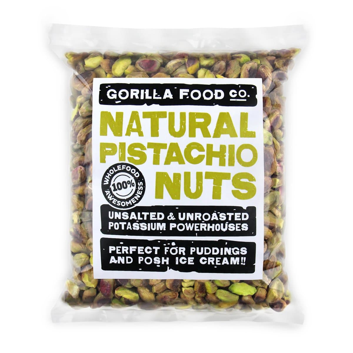 Pistachio Nuts (Kernels) - 200g | Whole | Raw | Unsalted | Shelled