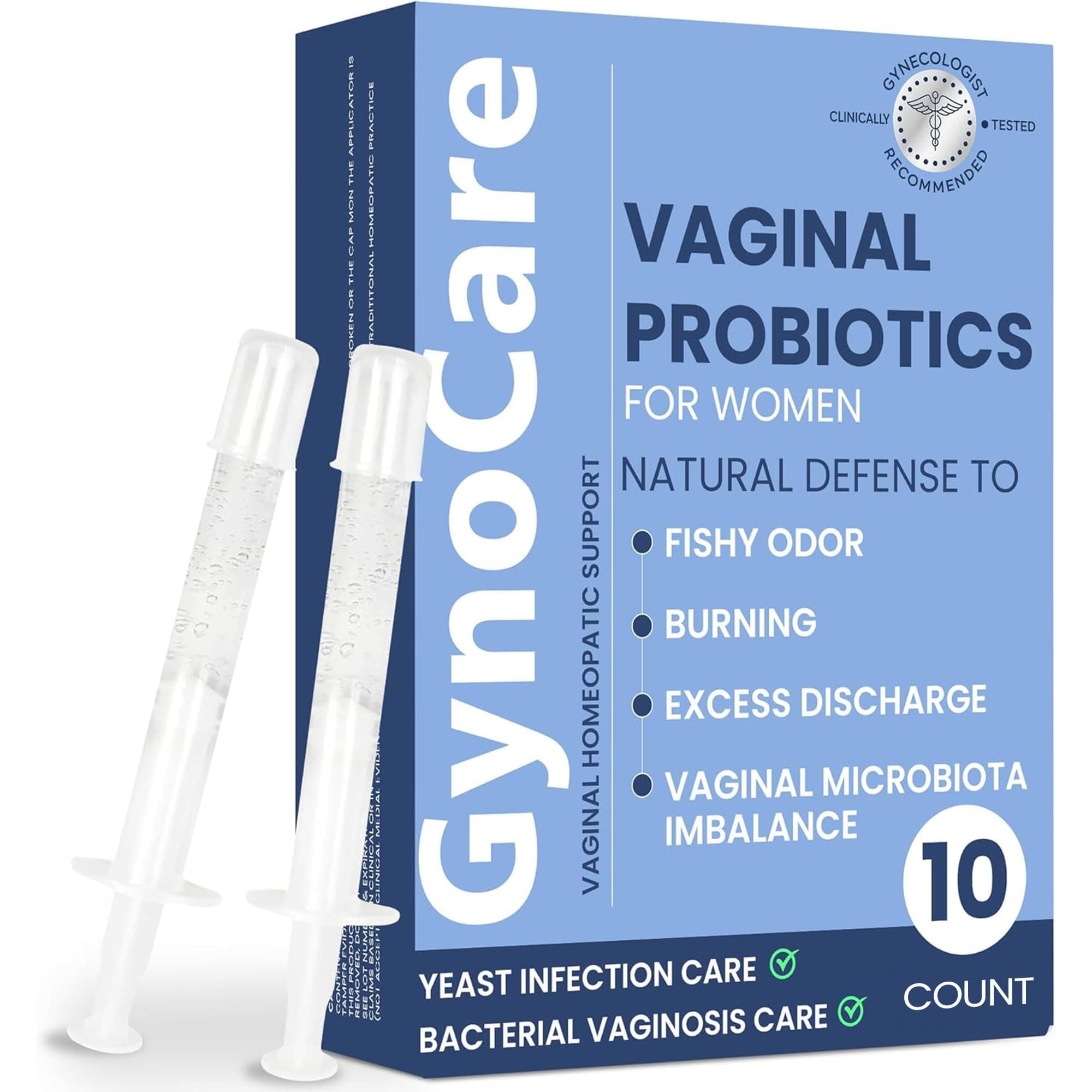 Vaginal Probiotics for Women | Feminine Care | pH Balance for Women | Yeast Infection Care | Bacterial Vaginosis Treatment | Defense Against Burning and Excess Discharge | 10 Count