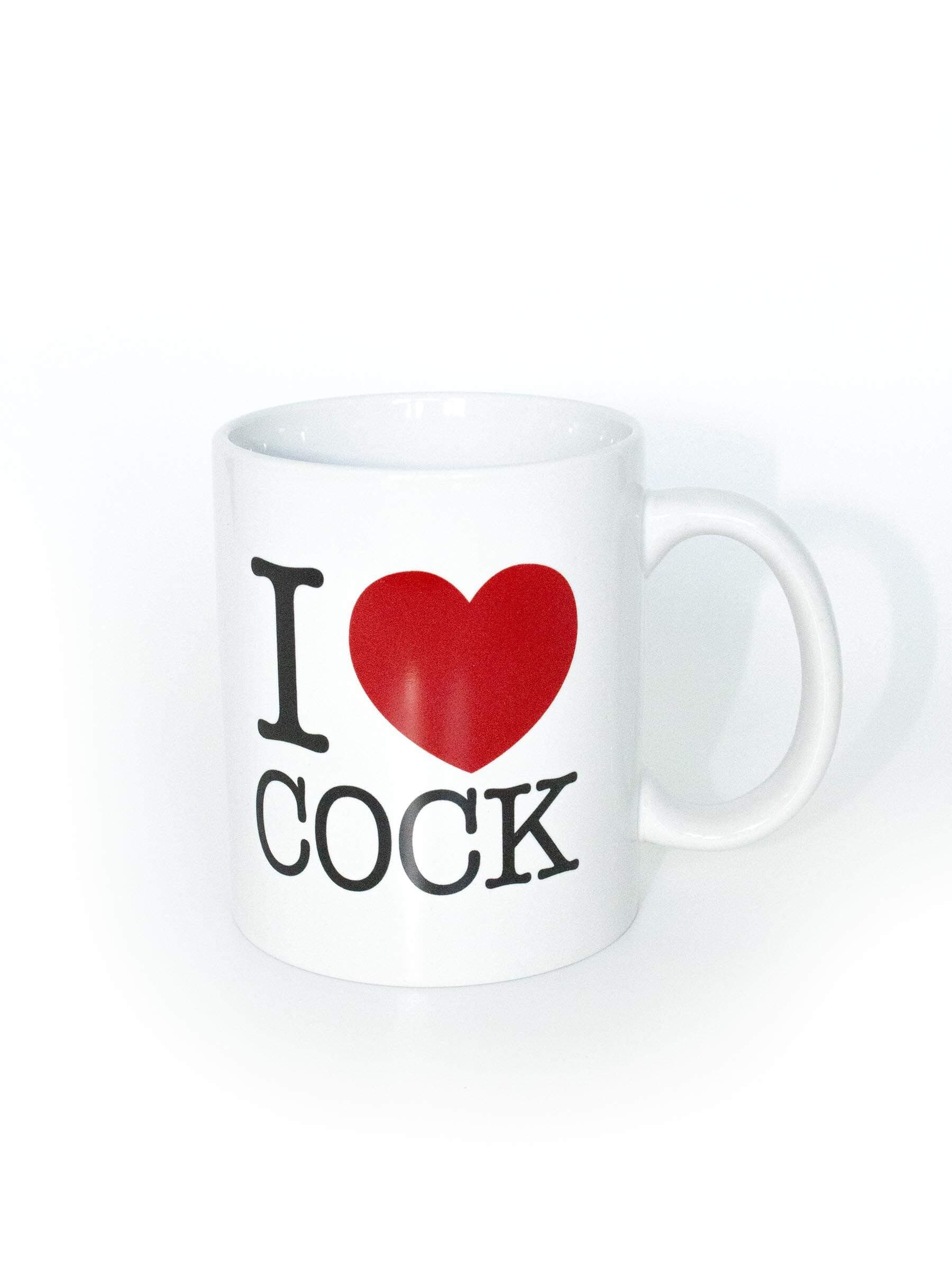 I Love Cock Coffee Mug Novelty Item Gag Gift