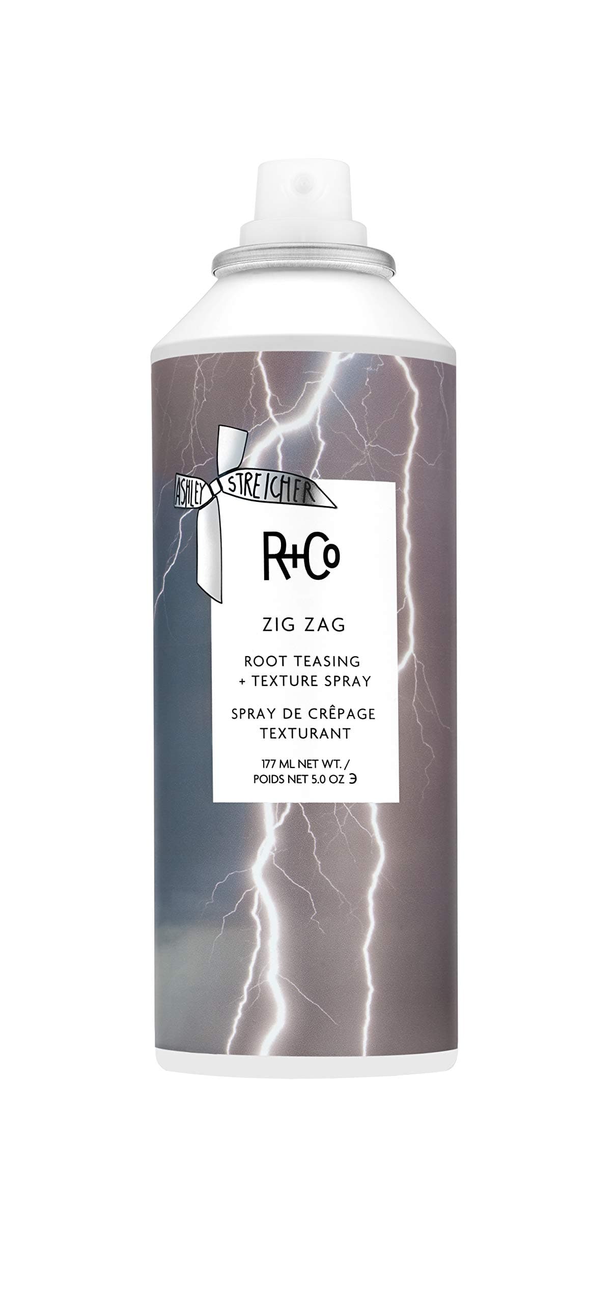 R+Co ZIG ZAG Root Teasing + Texture Spray – Volumizing Root Lift Spray, Adds Texture & Hold, All Hair Types