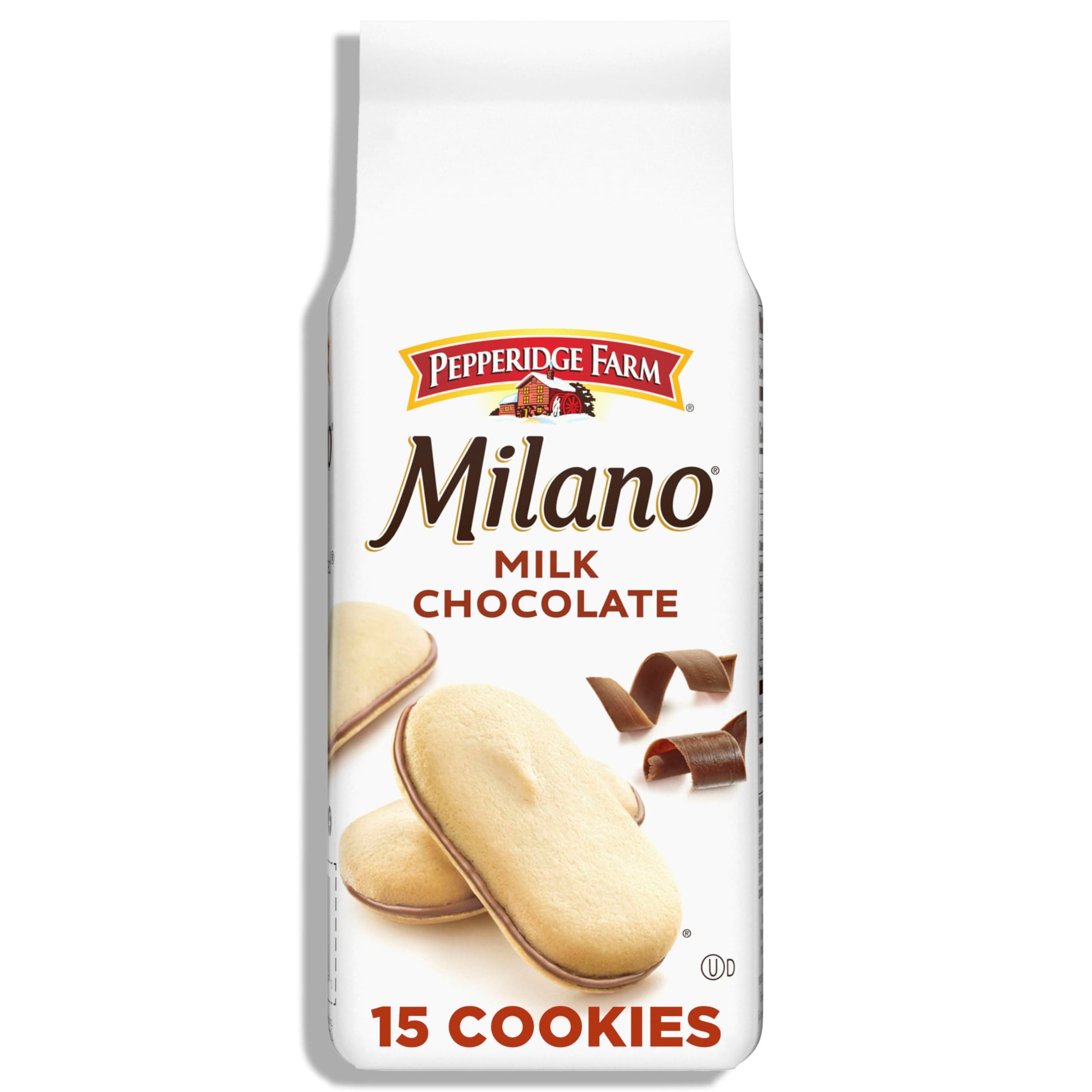 Milano Milk Chocolate Cookies, 6 OZ Bag (15 Cookies)