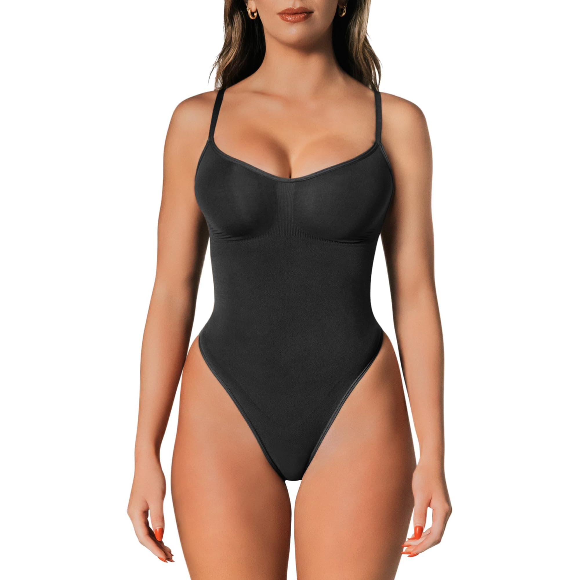 Slims - Tummy control shapewear bodysuit, thong or bravo: sculpt sleeveless top, shapewear bodysuit: snatched waist body suit