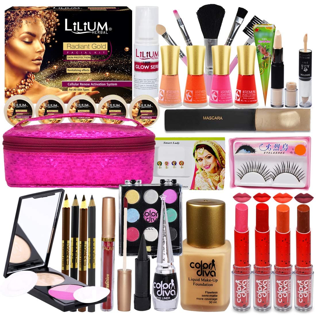 Festive Special Gorgeous Makeup Pack for Girls and Womens-GC912