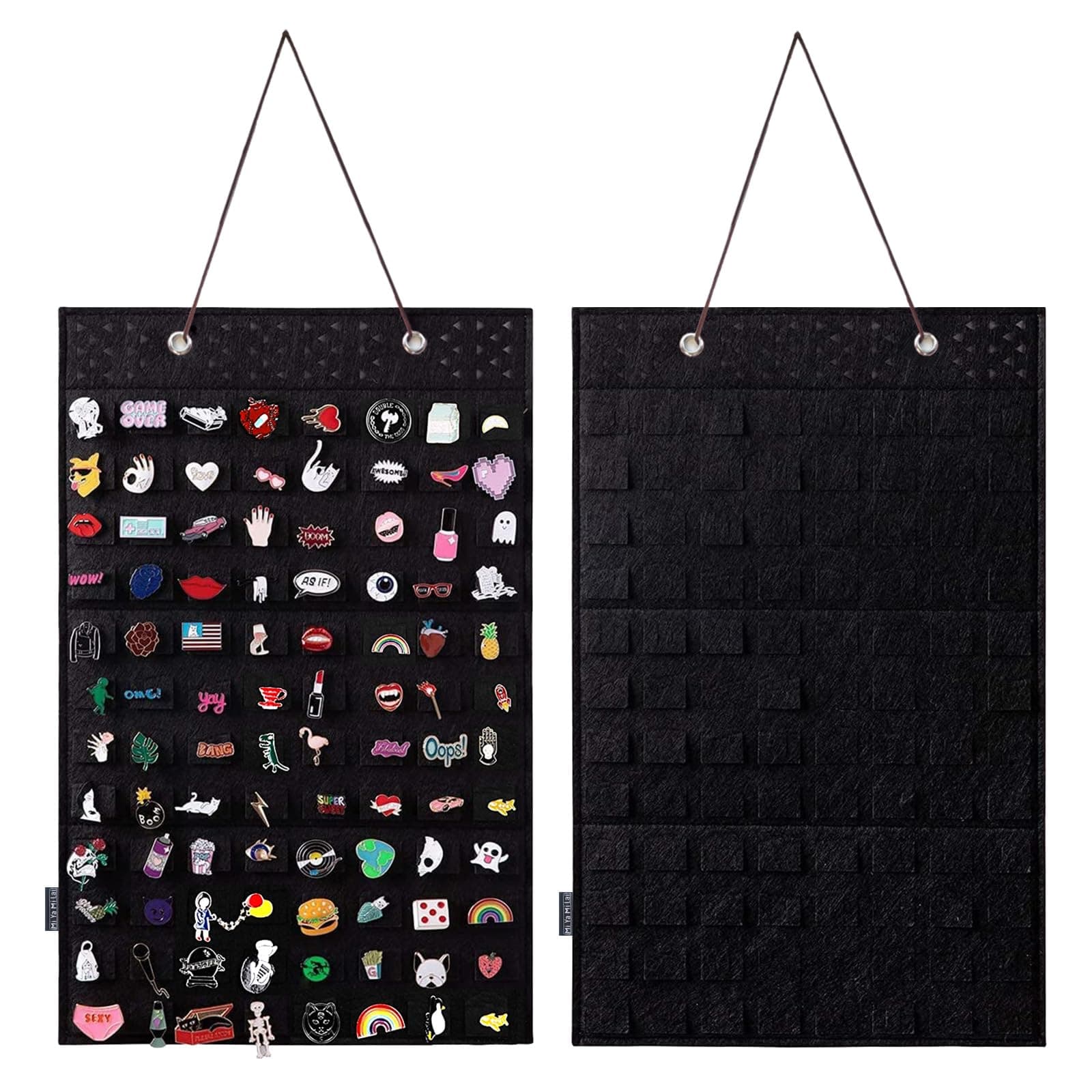 Mi Ya Mi Lai Collection Display Case - Wall Hanging Brooch Pin Organizer - Pin Collection Storage Holder