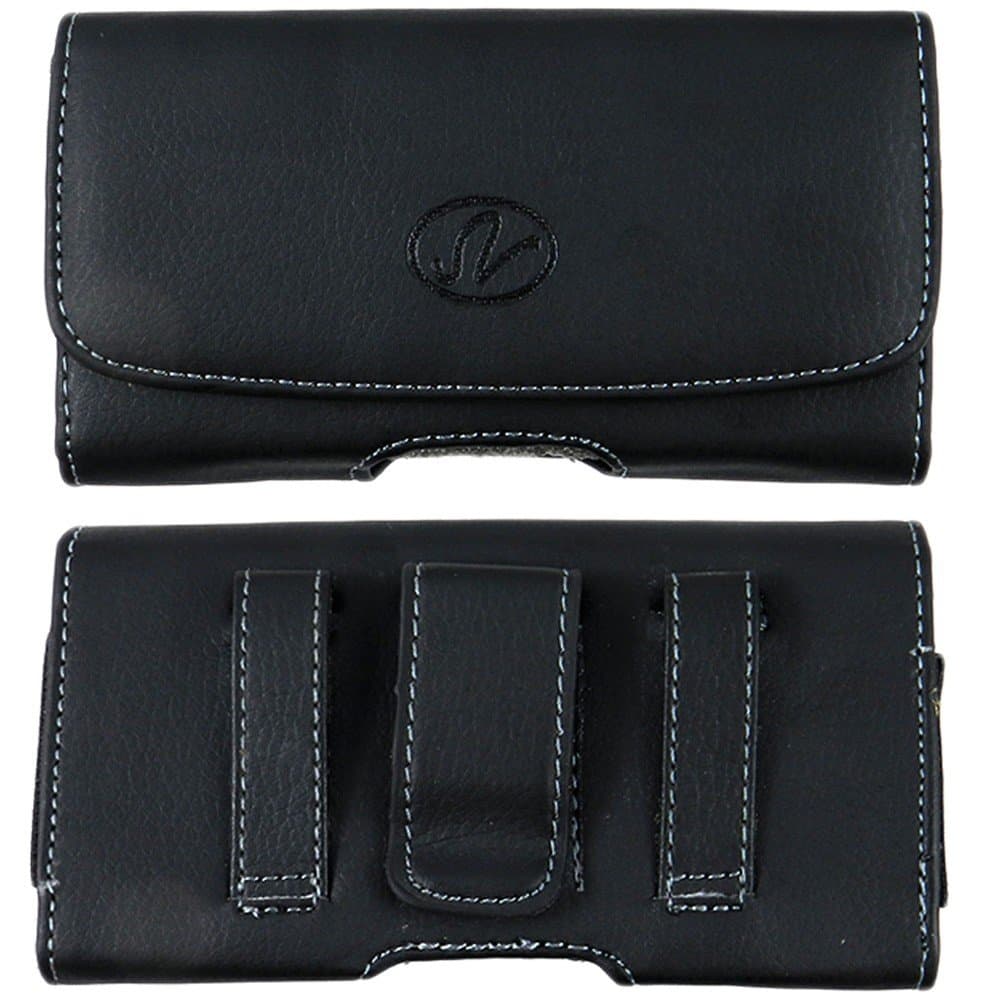 Leather Case Holster Cover Side Pouch with Belt Clip For ATT Samsung SGH A157 A737 A736 -Auction4tech Brand