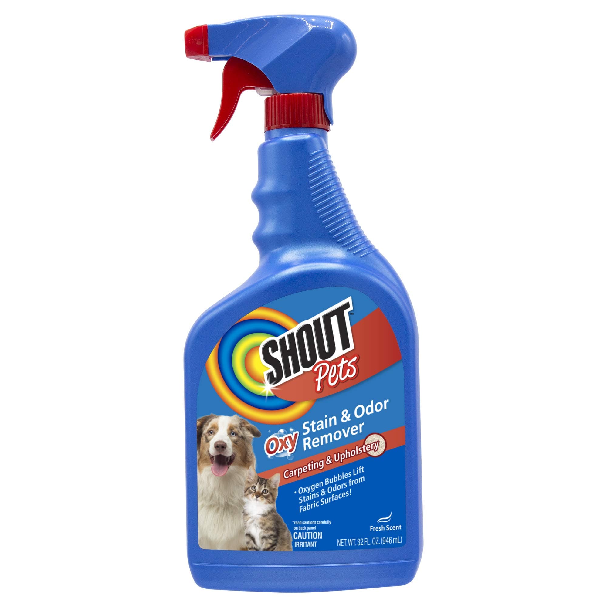 Shout for Pets Odor and Urine Eliminator - Effective Way to Remove Puppy & Dog Odors and Stains from Carpets & Rugs - Stain & Odor Eliminator - Shout Pet Urine Destroyer, Shout Stain Remover for Pets