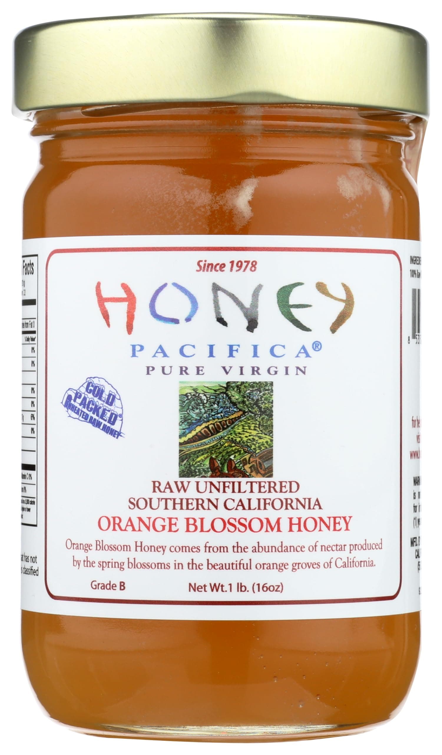 HONEY PACIFICA Hny Pcfca Hny Orange, 16 OZ