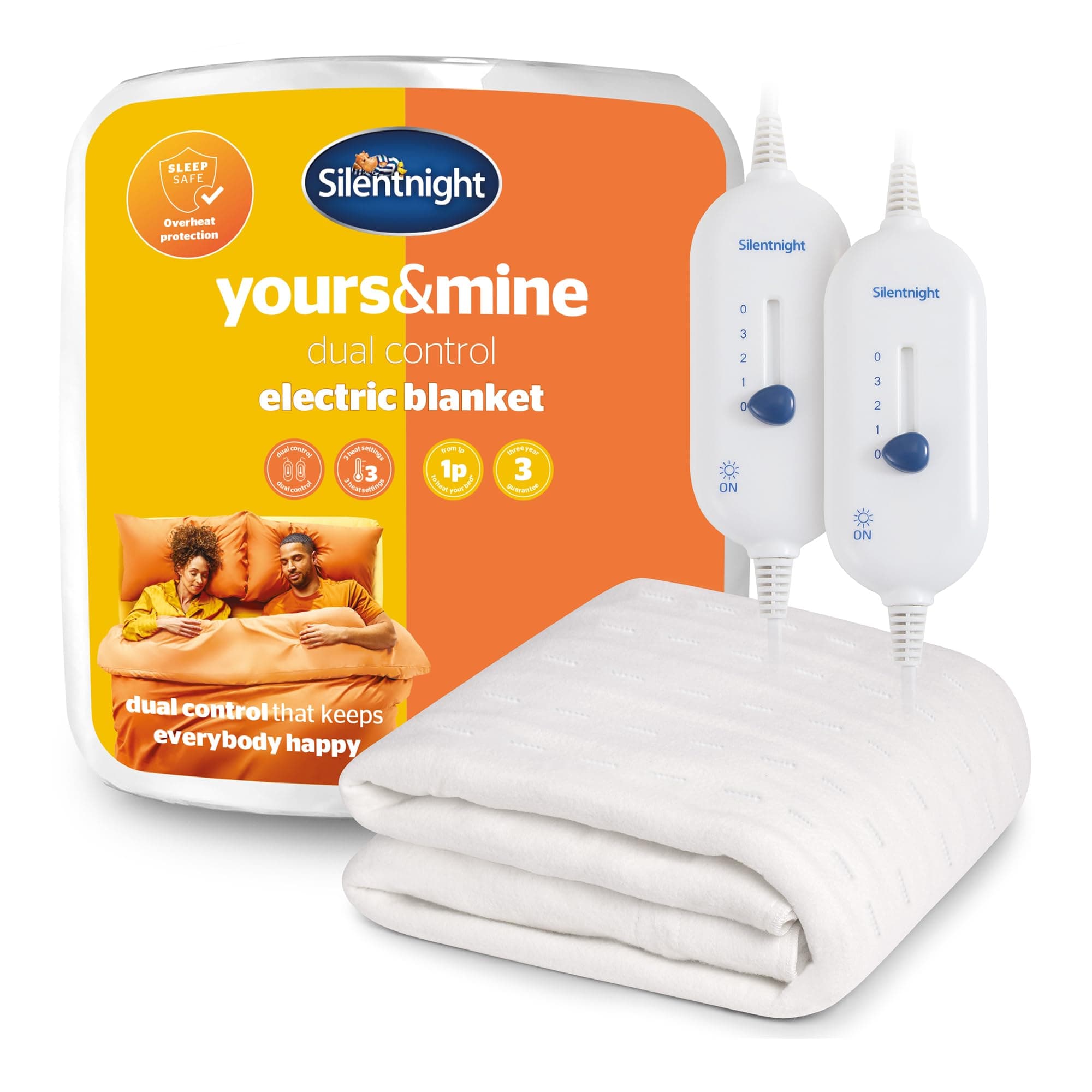 Silentnight Electric Blanket (Dual Control Electric Blanket, King)