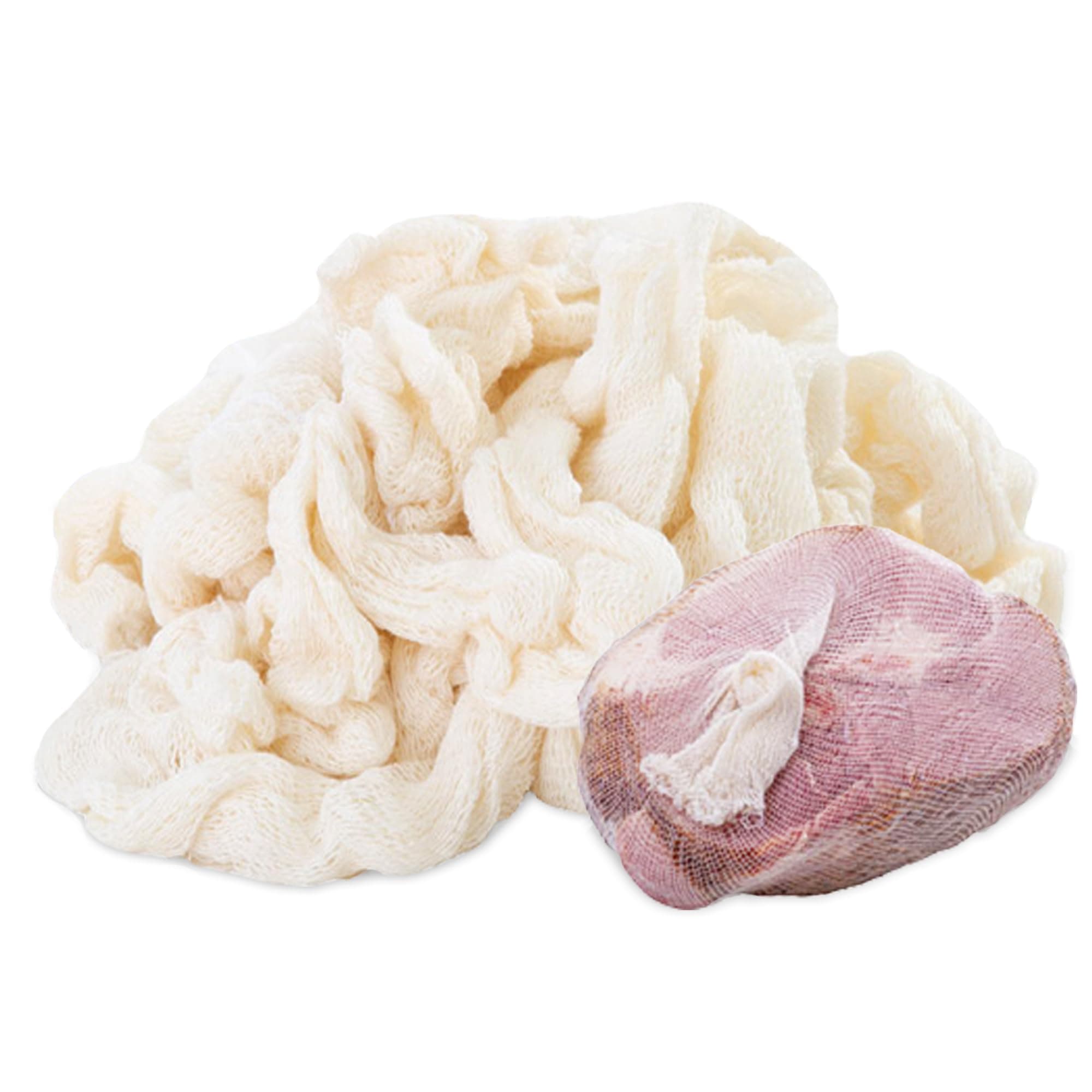 28" Stockinette Ham Bags - Pack of 10 - Ham Netting, Bags for Smoking and Curing Poultry, Beef, Bacon Pork, Lamb, Deer and More