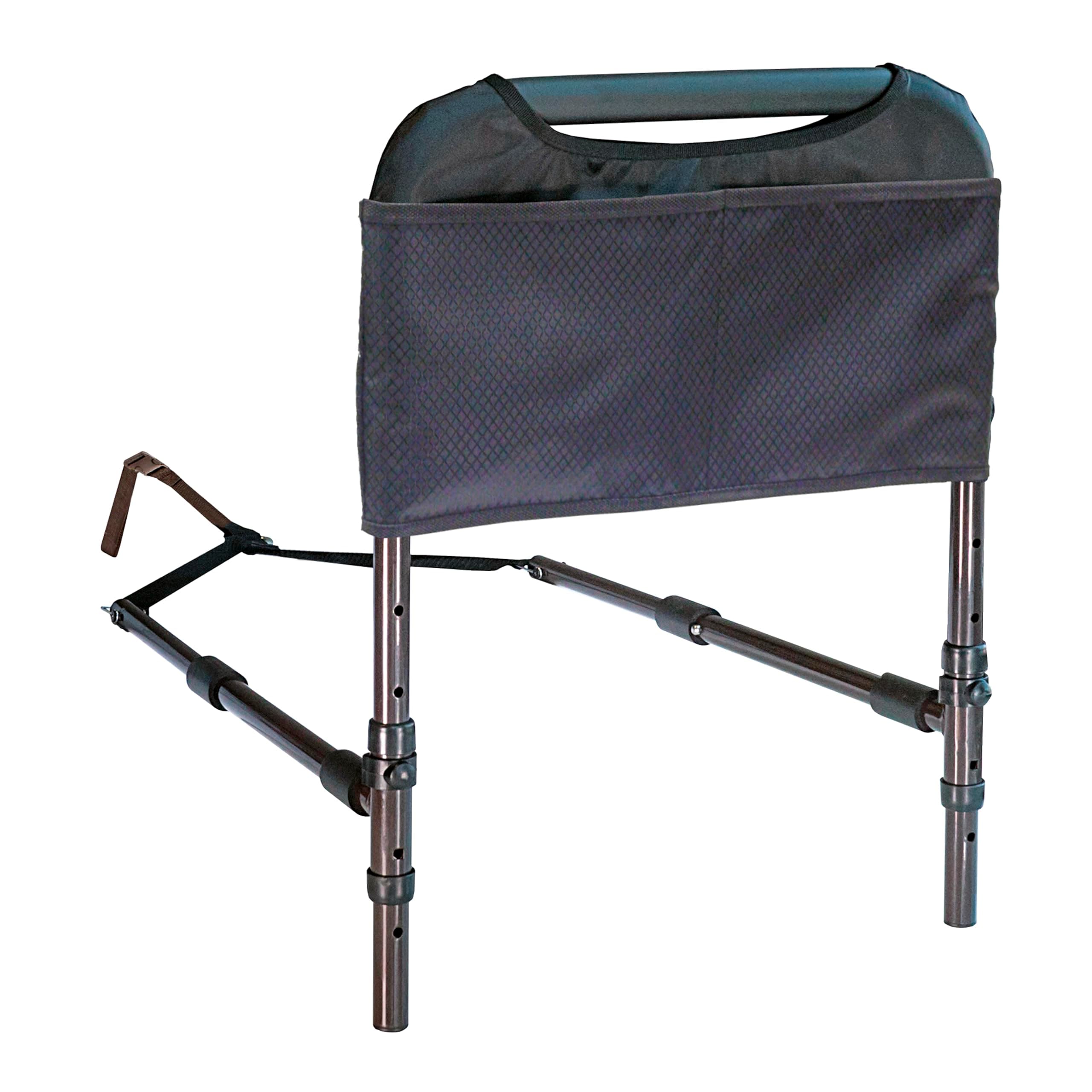 Able Life Comfortably Independent Bedside Mighty Rail, Padded Rail with Organizer Pouch for Seniors, Travel-Friendly Design Fits Most King, Queen, Full, and Twin Beds