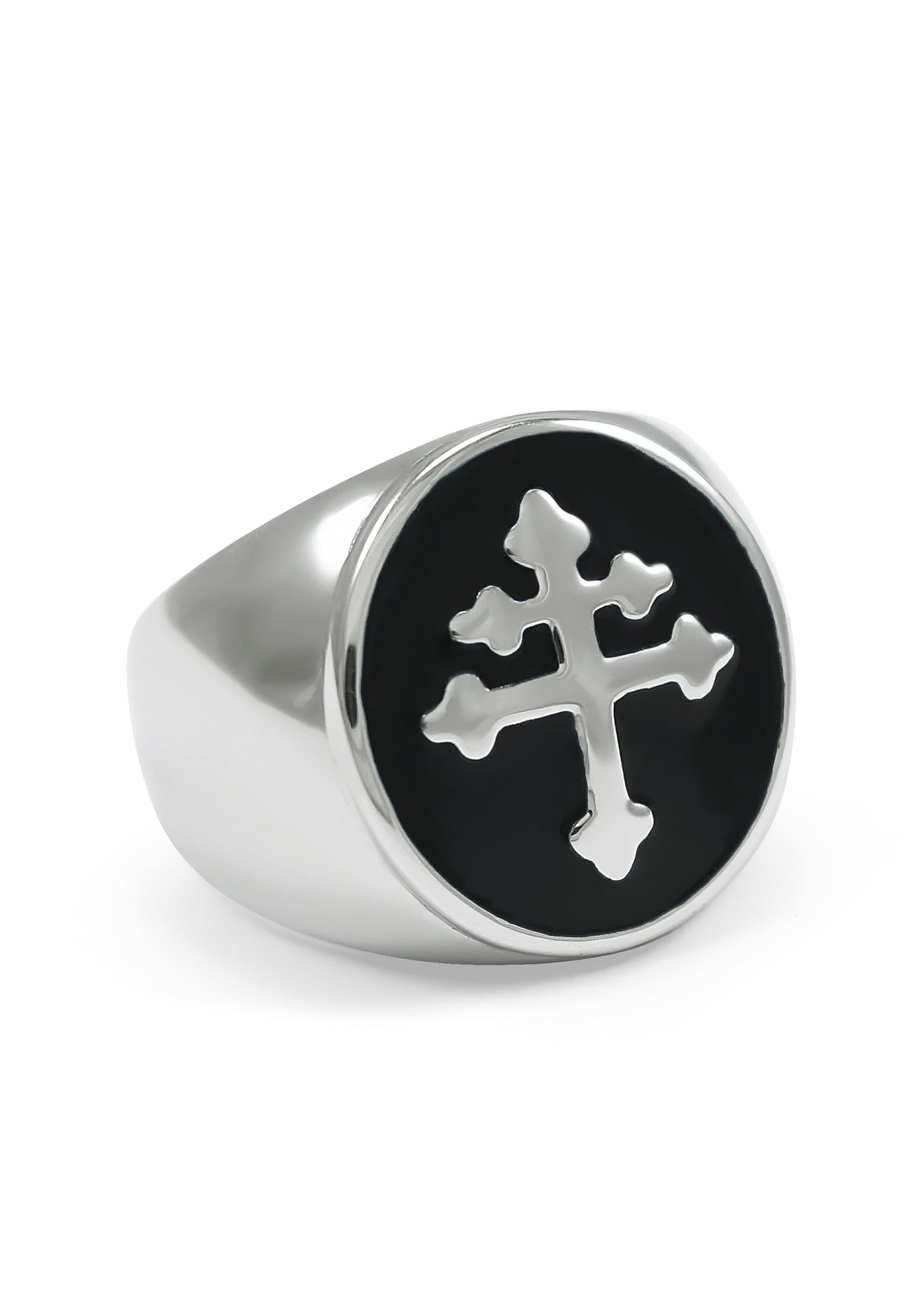 Magnum PI Ring with Cross of Lorraine - Tom Selleck