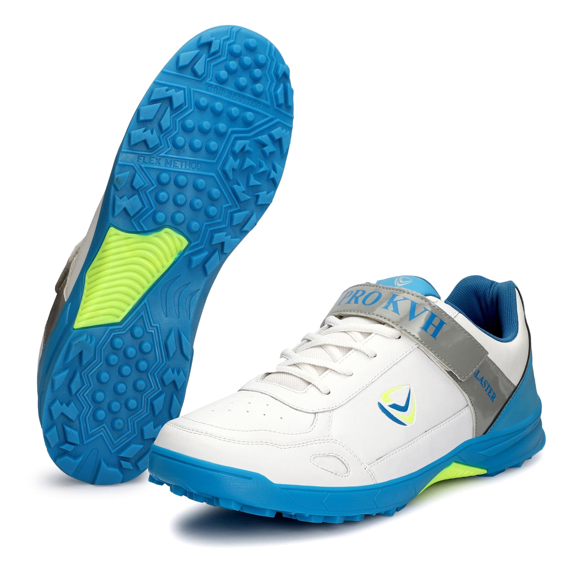 PRO KVH Lightweight Cricket Shoes: Comfort, Grip, and Durability Spikes for Batting, Bowling & Fielding