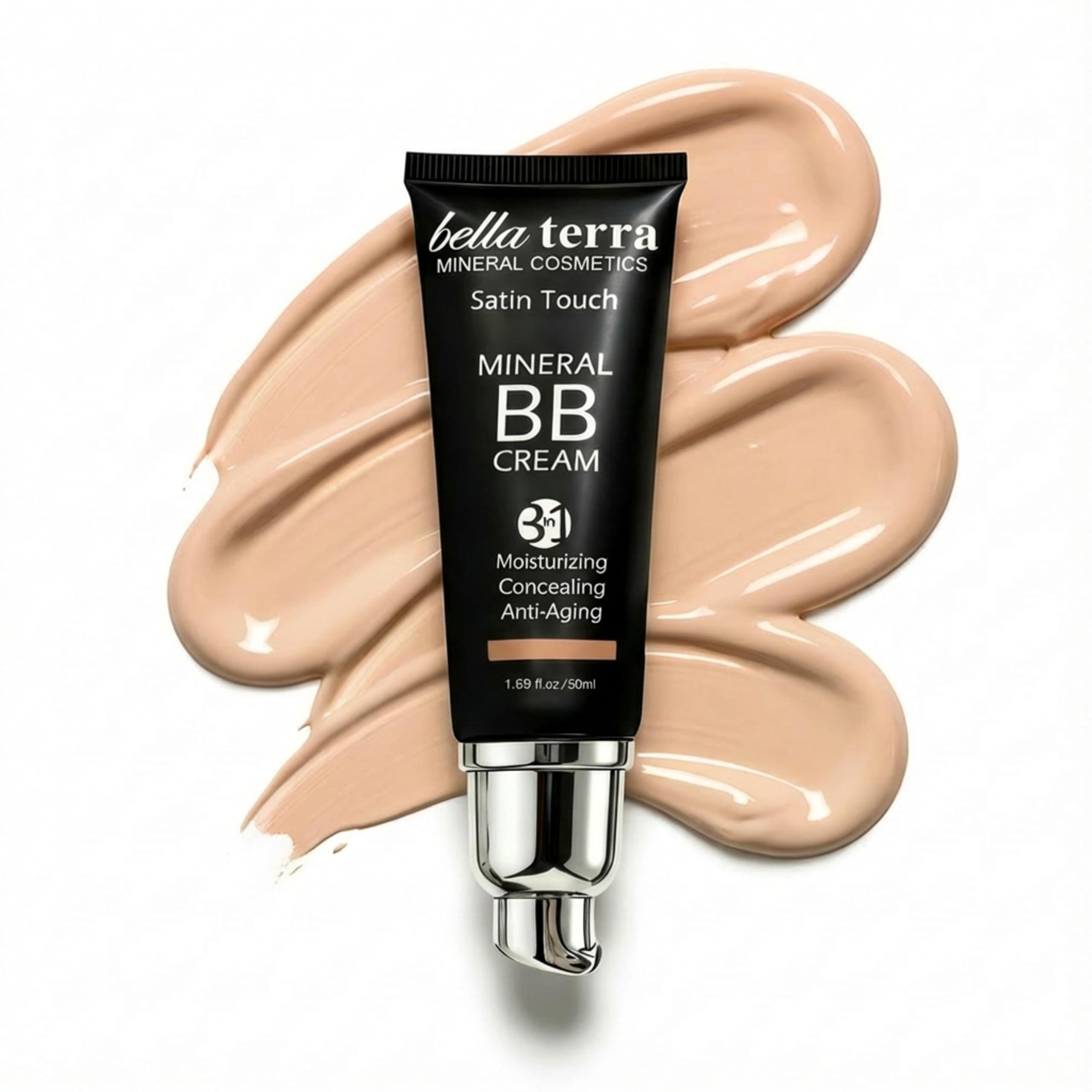 BB Cream, Tinted Moisturizer, Mineral Foundation, Concealer, Anti-Aging, Natural Sun Protection, All Shades 1.69oz - Light 102